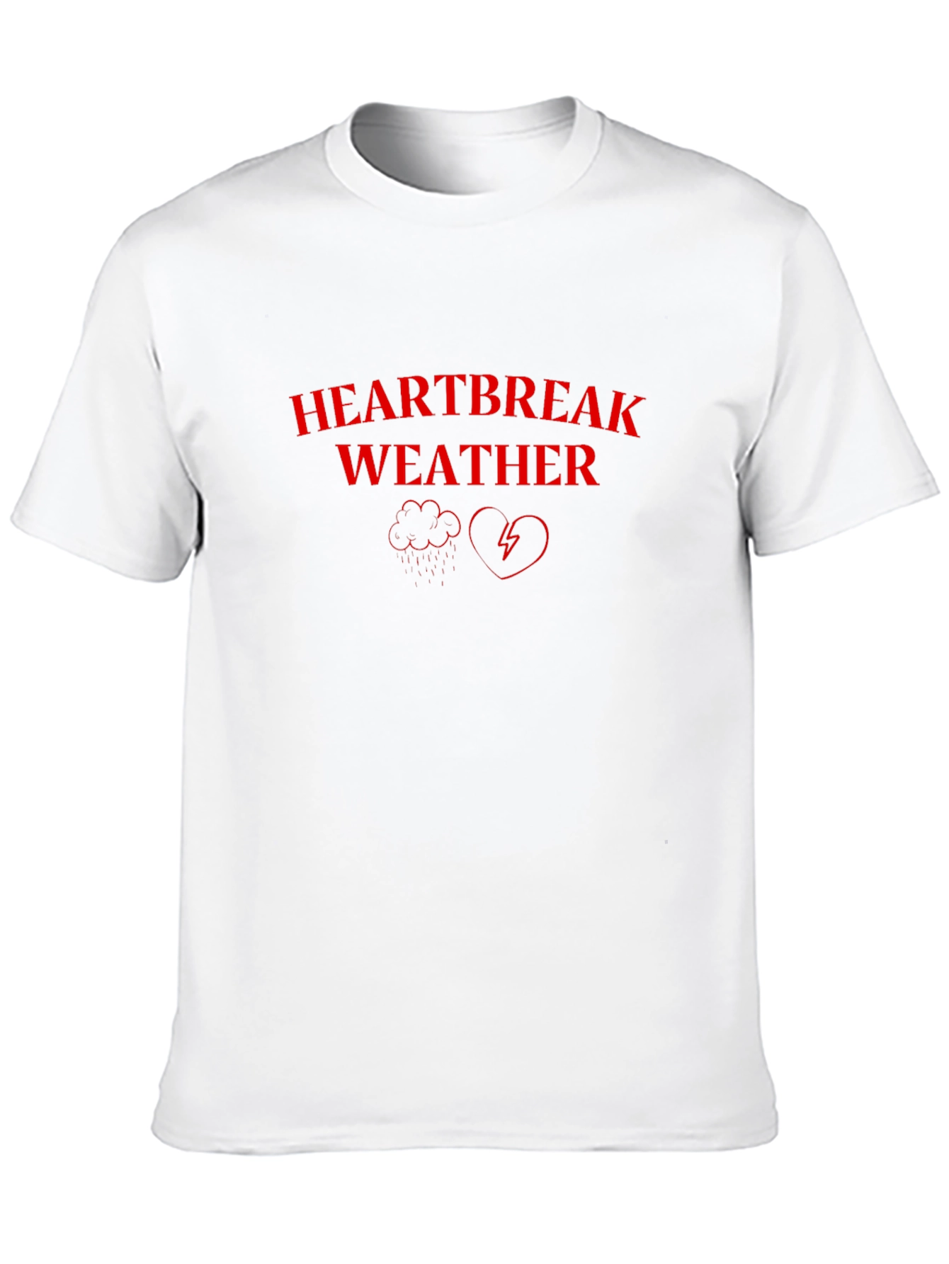 Heartbreak Weather Graphic Tee - Black