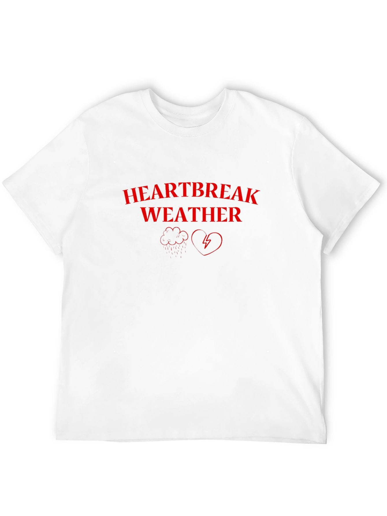 Heartbreak Weather Graphic Tee - Black