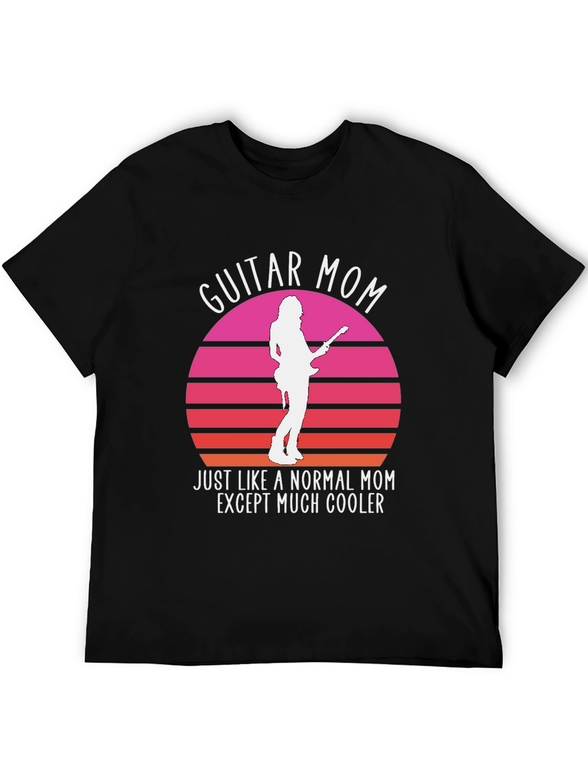 Guitar Mom T-Shirt - Cool Mom Graphic Tee
