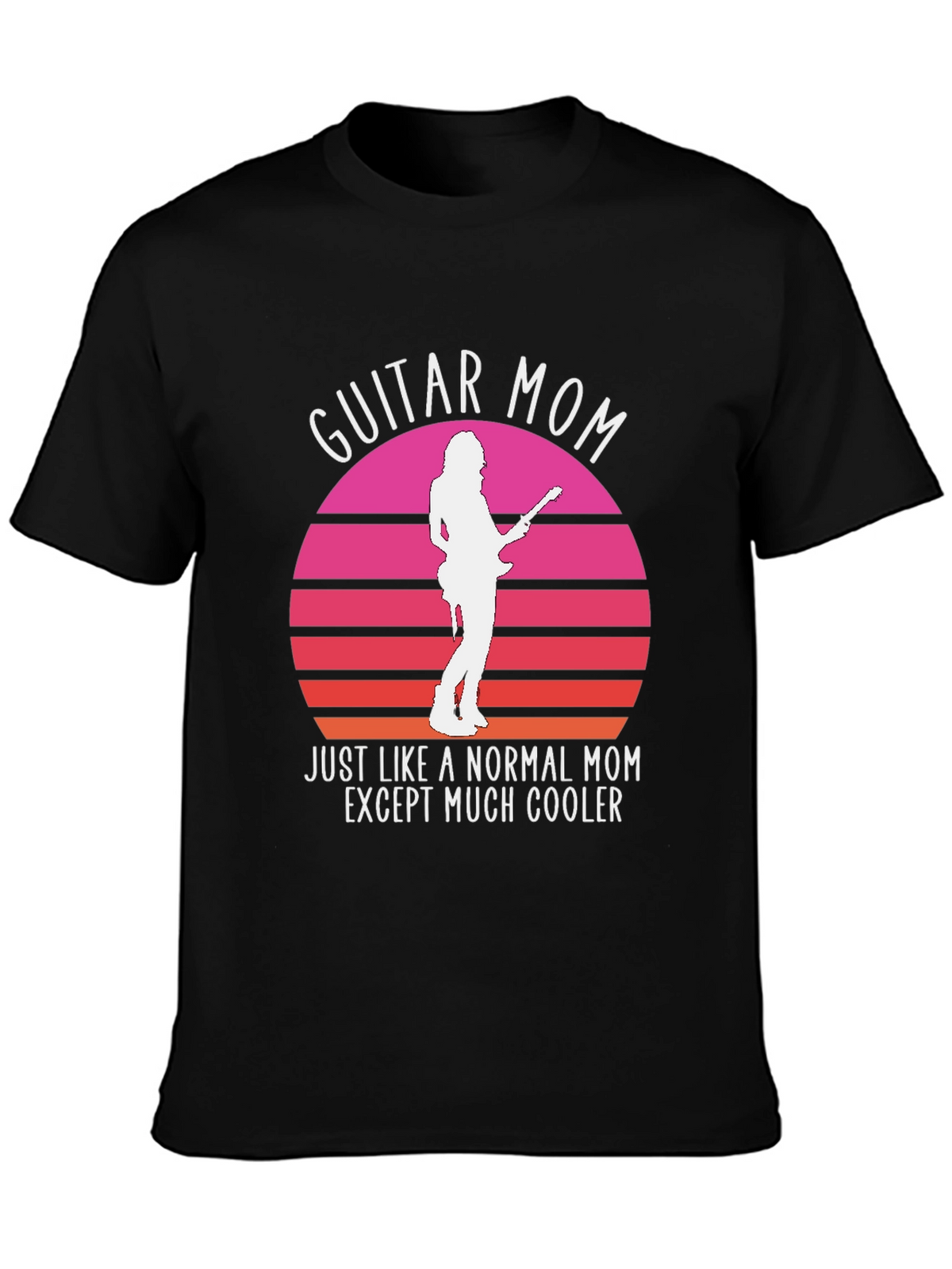 Guitar Mom T-Shirt - Cool Mom Graphic Tee