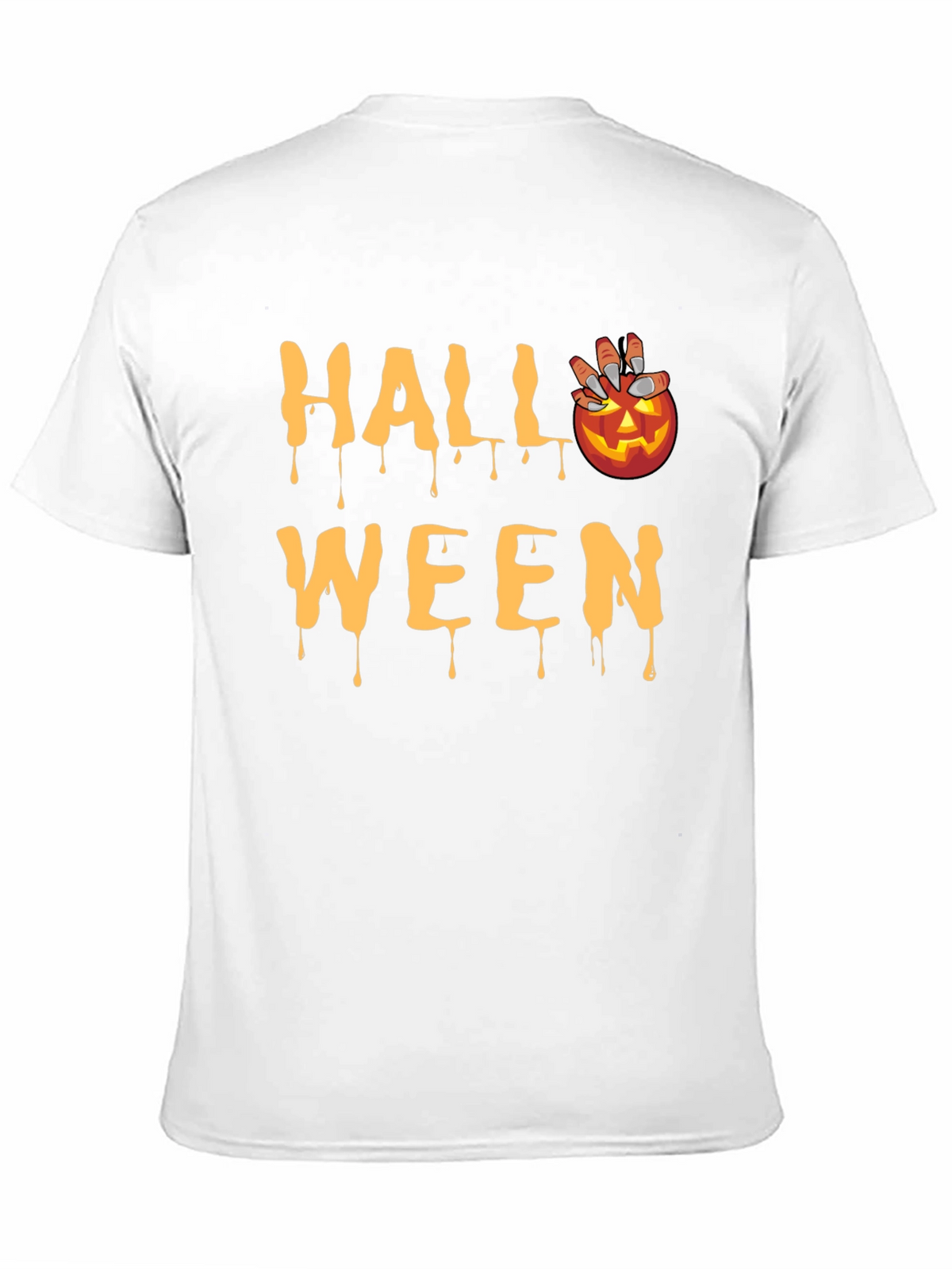Halloween Pumpkin Drip T-Shirt