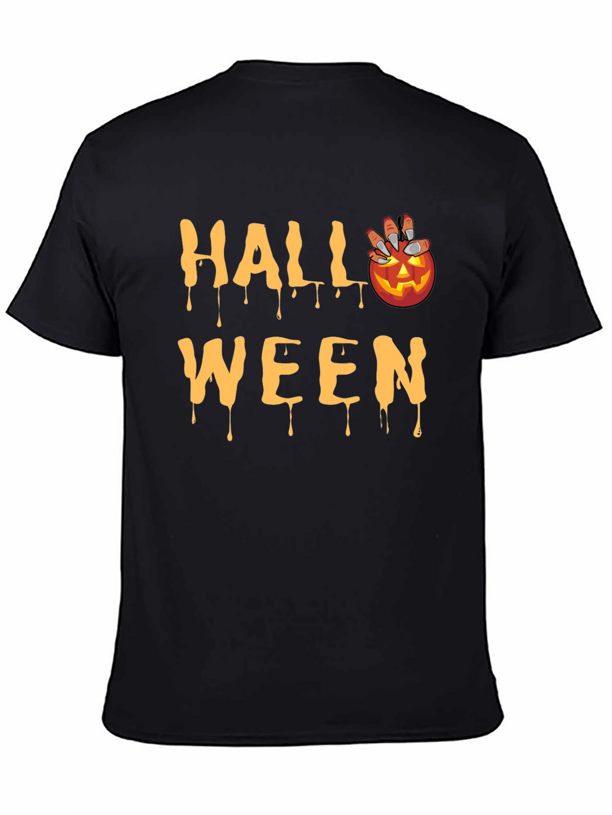 Halloween Pumpkin Drip T-Shirt