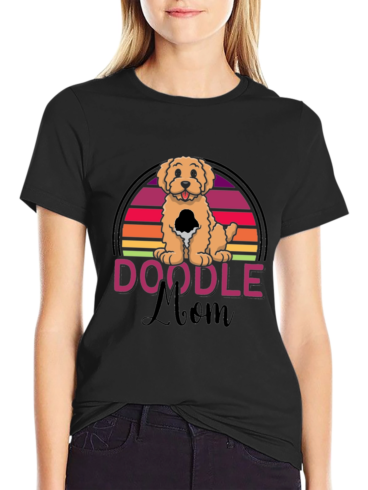 Doodle Mom Graphic Tee - Dog Lover T-Shirt