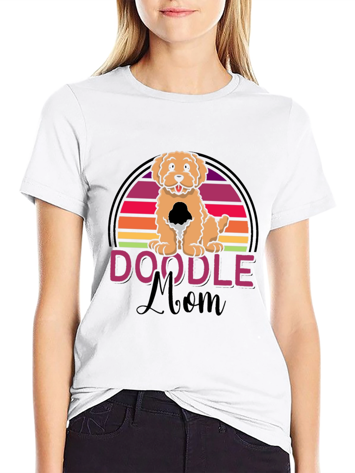Doodle Mom Graphic Tee - Dog Lover T-Shirt