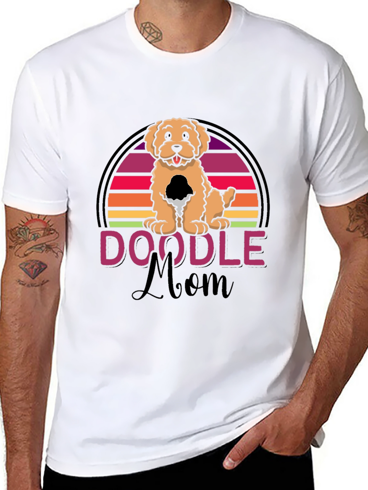 Doodle Mom Graphic Tee - Dog Lover T-Shirt
