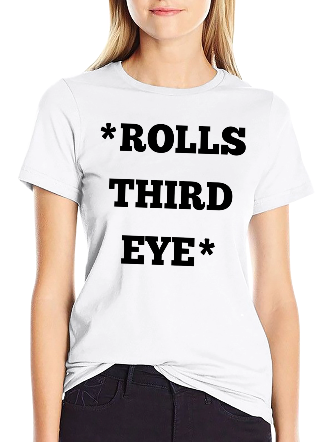 Rolls Third Eye Graphic T-Shirt - Black
