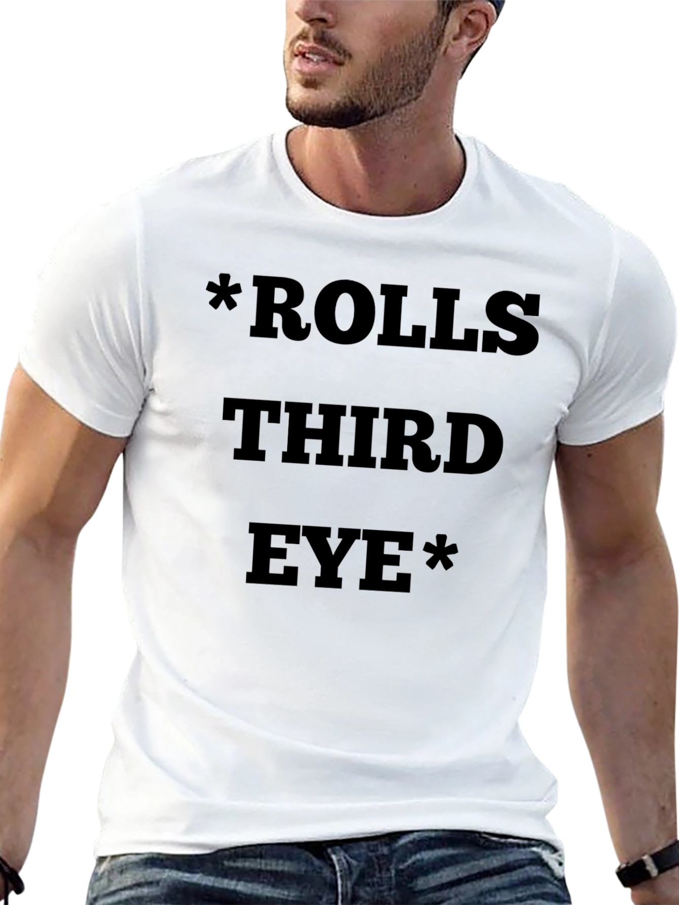 Rolls Third Eye Graphic T-Shirt - Black