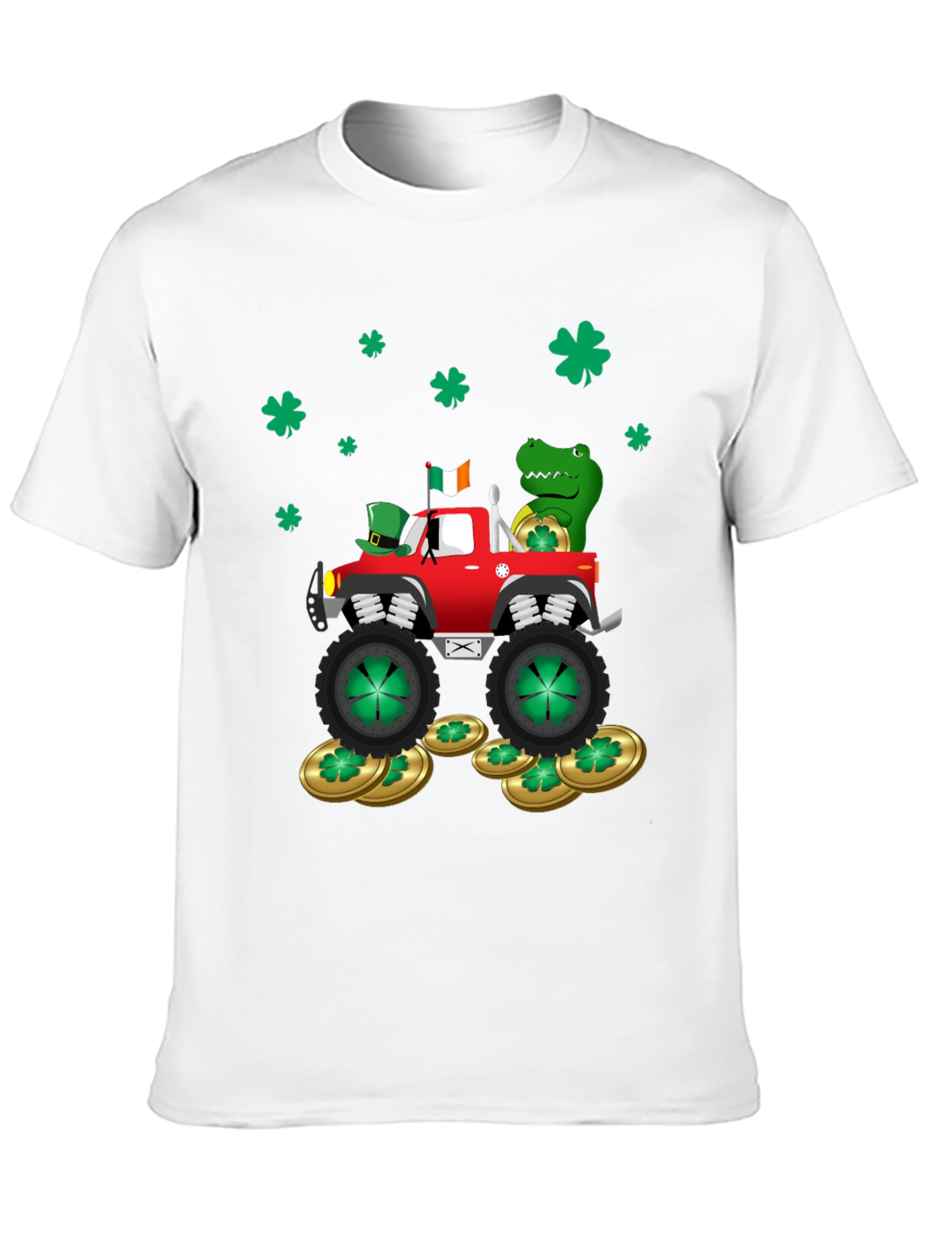 St. Patricks Day Monster Truck T-Shirt
