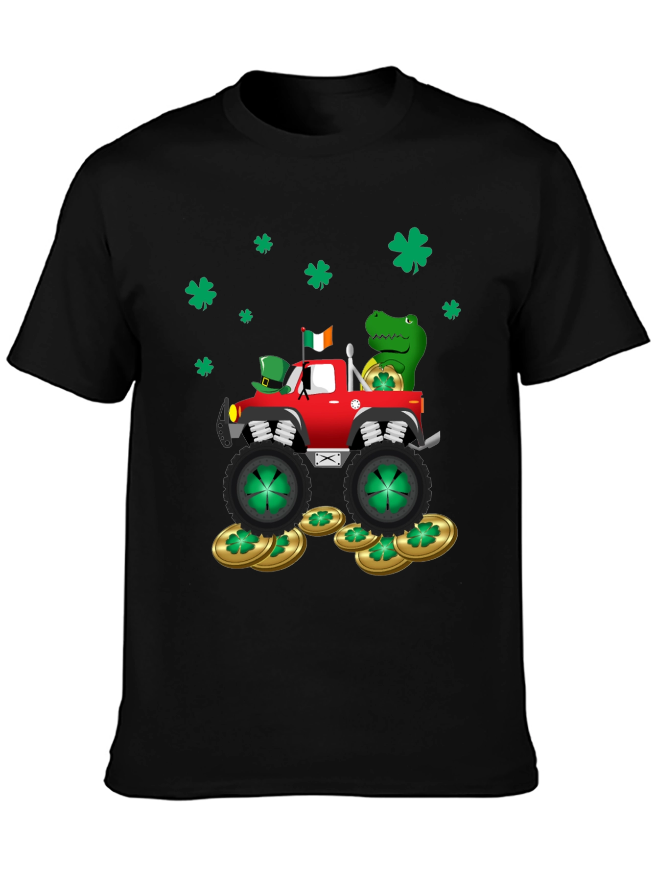 St. Patricks Day Monster Truck T-Shirt