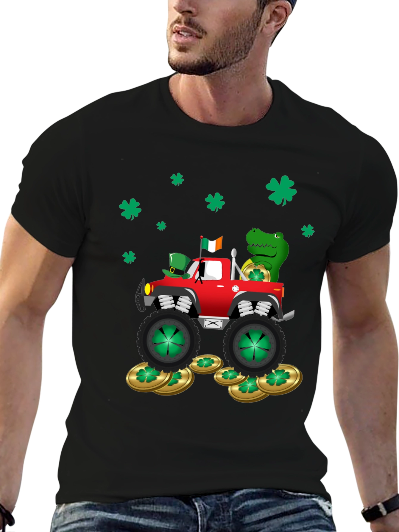 St. Patricks Day Monster Truck T-Shirt