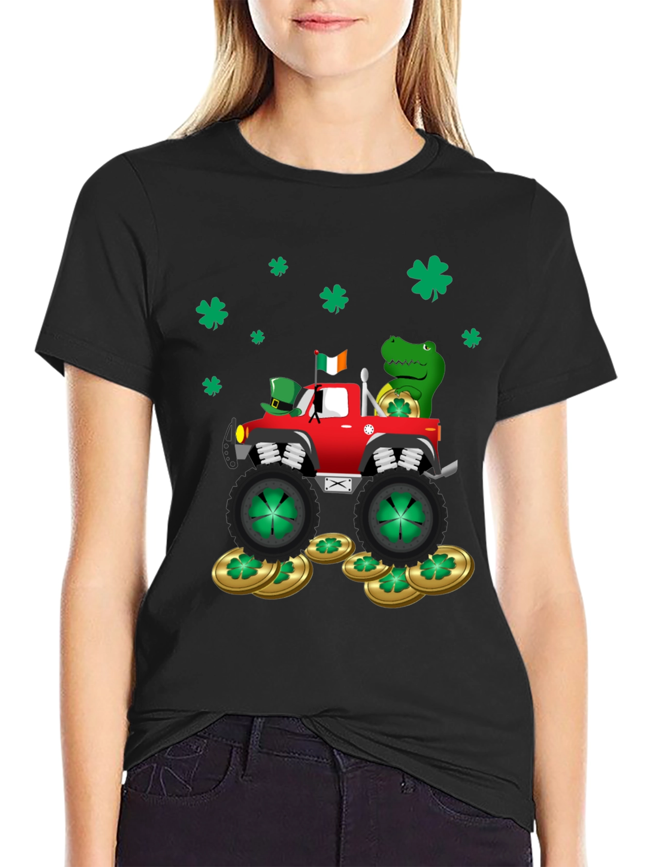 St. Patricks Day Monster Truck T-Shirt