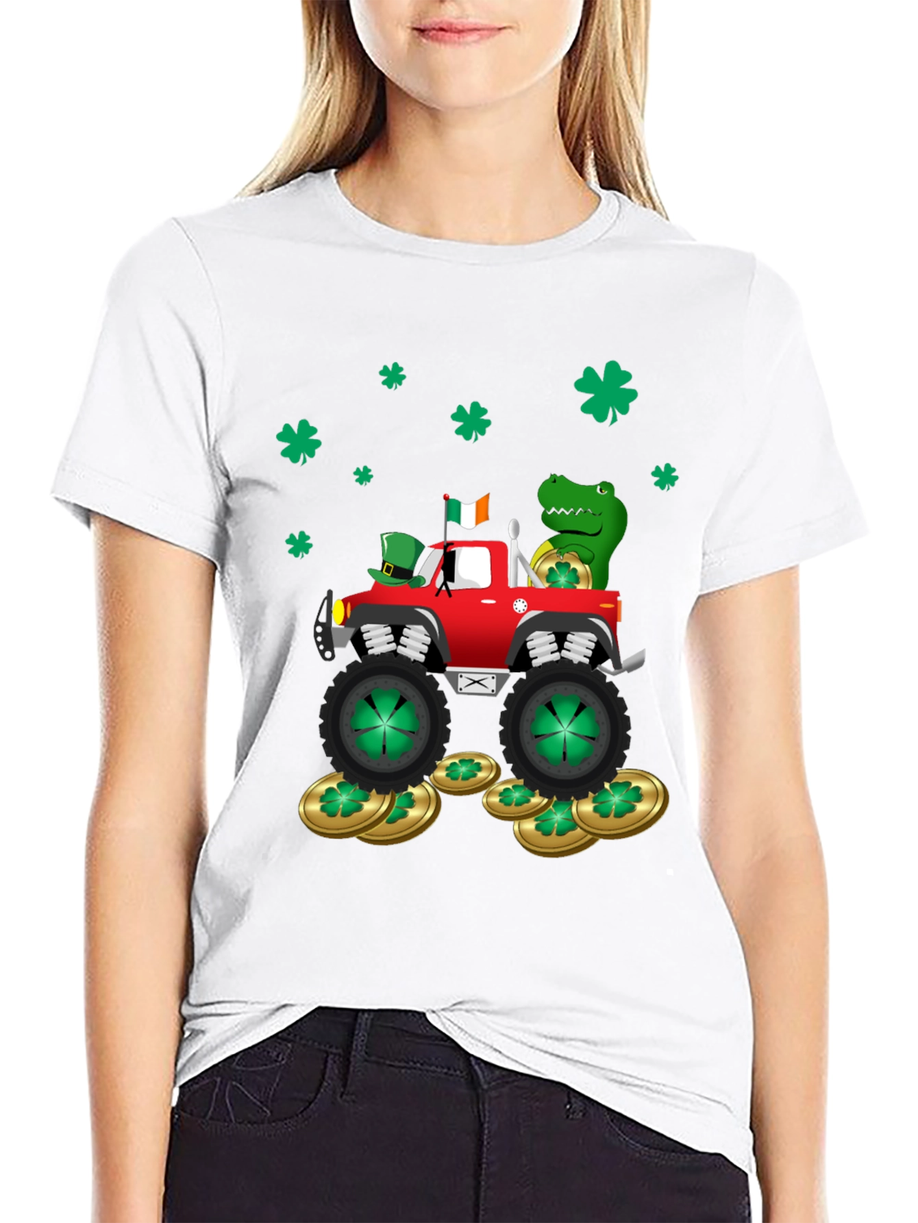 St. Patricks Day Monster Truck T-Shirt