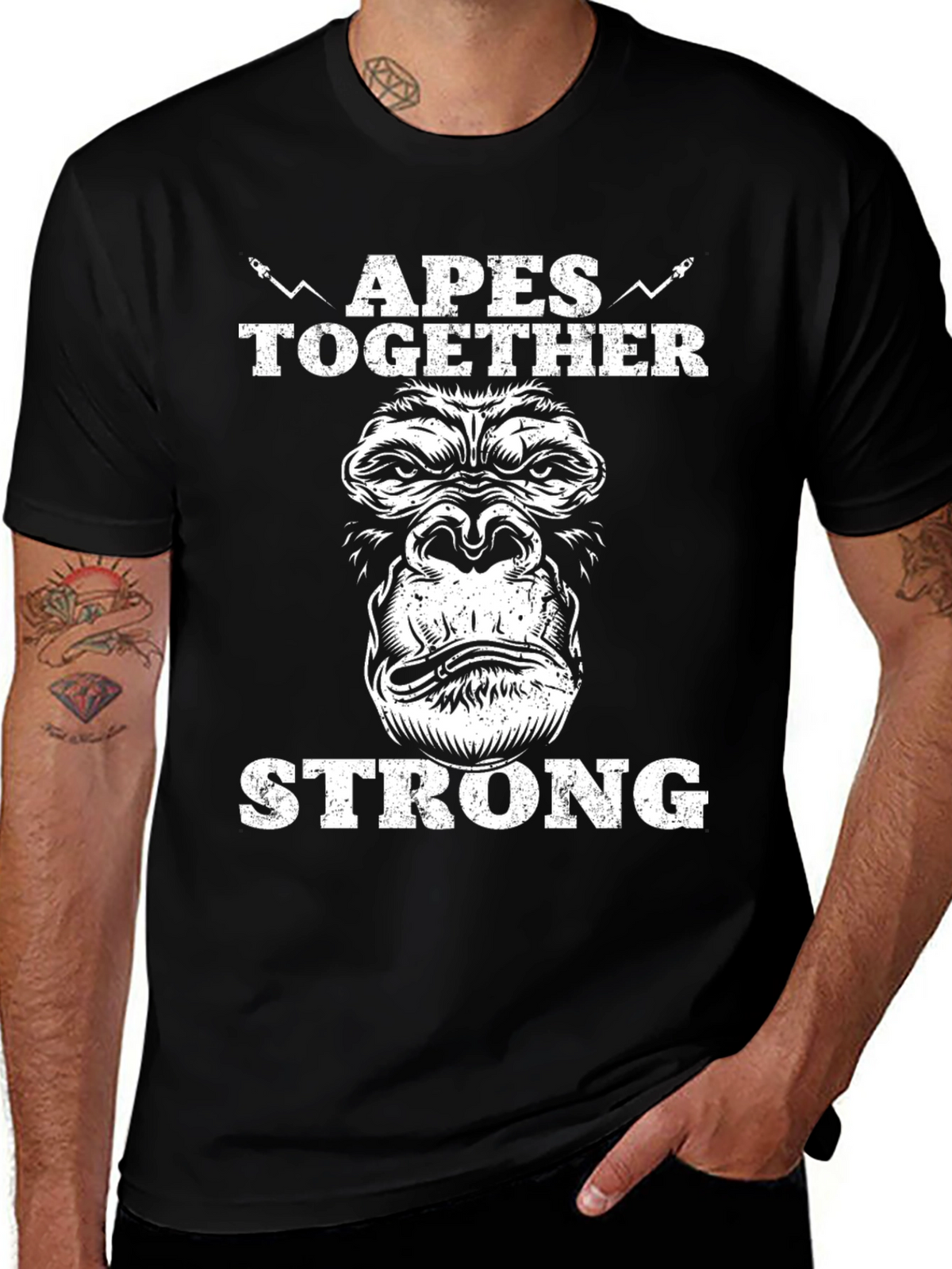 Apes Together Strong Graphic T-Shirt