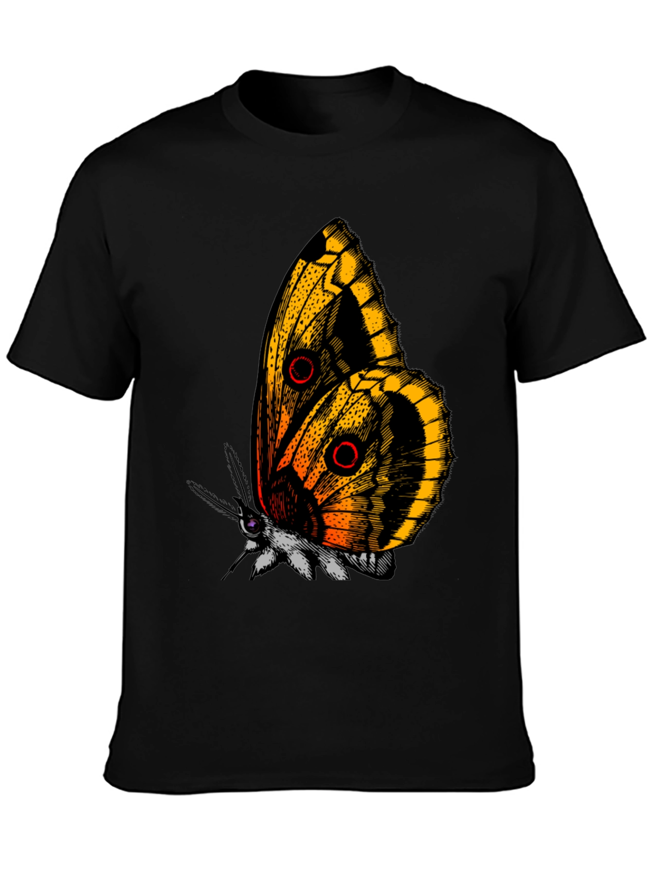Butterfly Graphic T-Shirt - Unique Insect Design