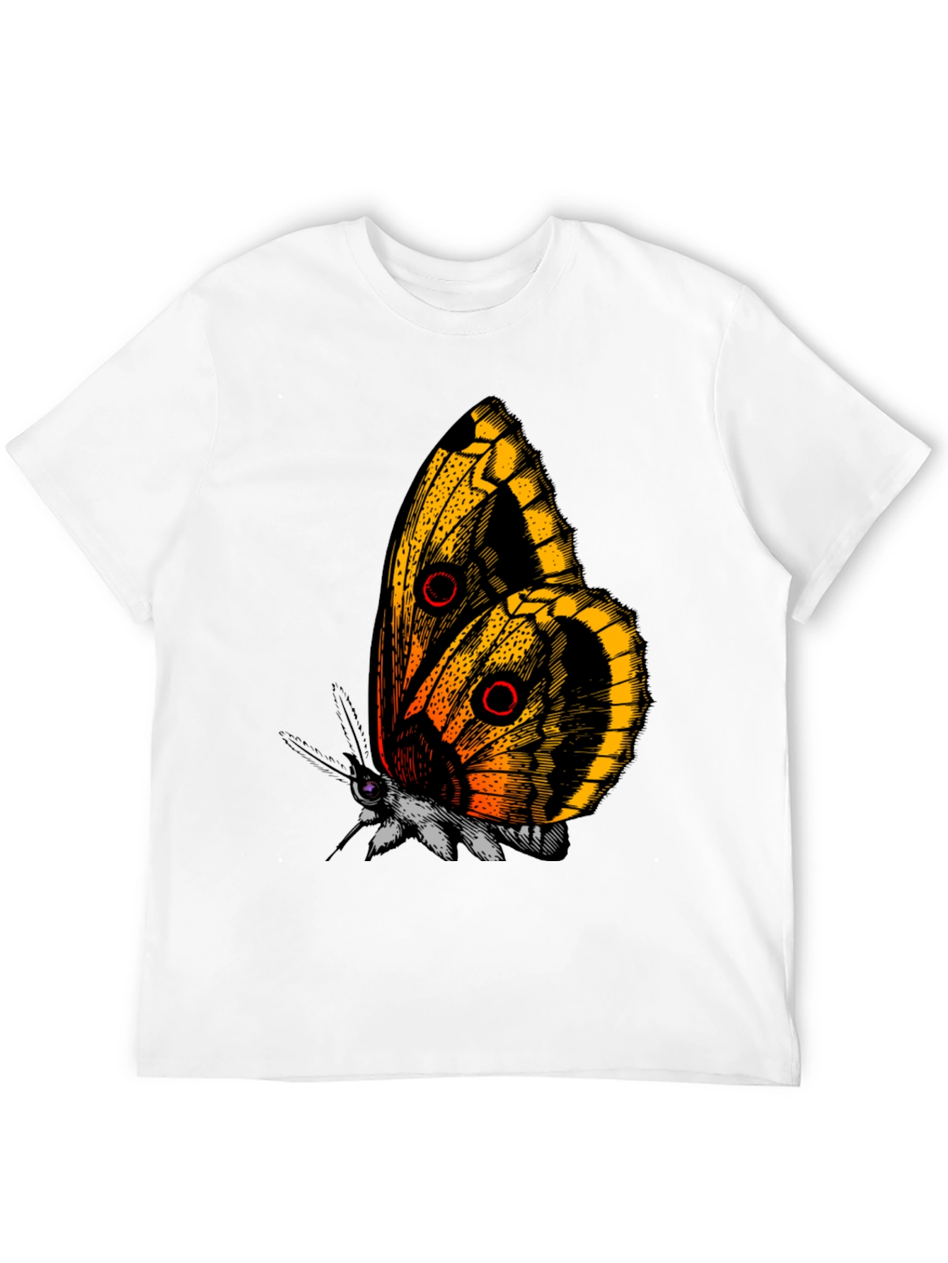 Butterfly Graphic T-Shirt - Unique Insect Design