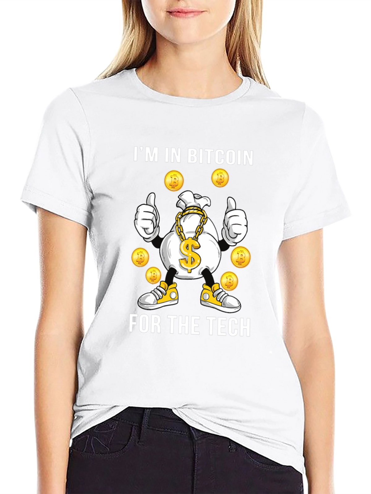 Bitcoin Tech T-Shirt Crypto Enthusiast Tee