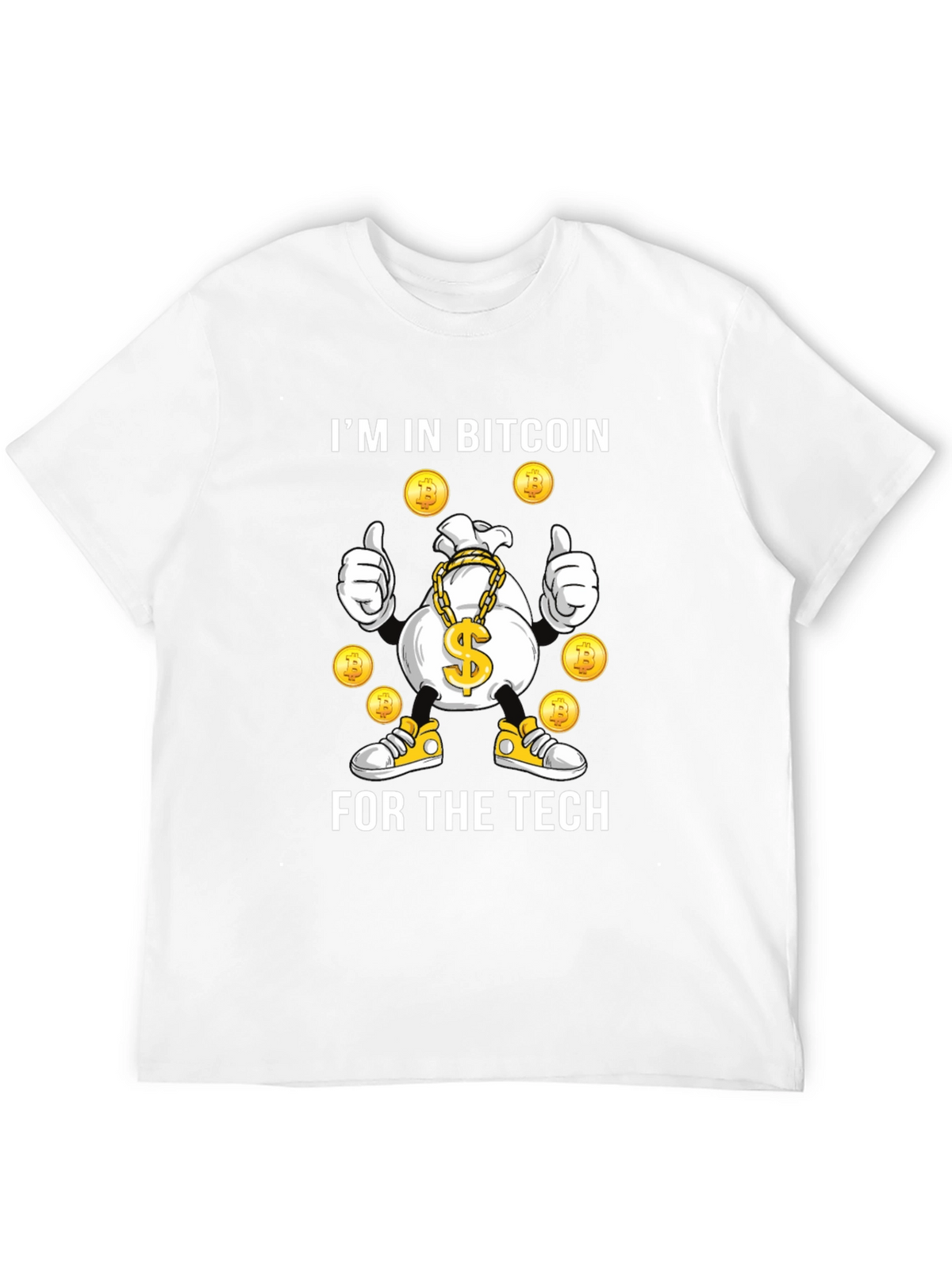 Bitcoin Tech T-Shirt Crypto Enthusiast Tee