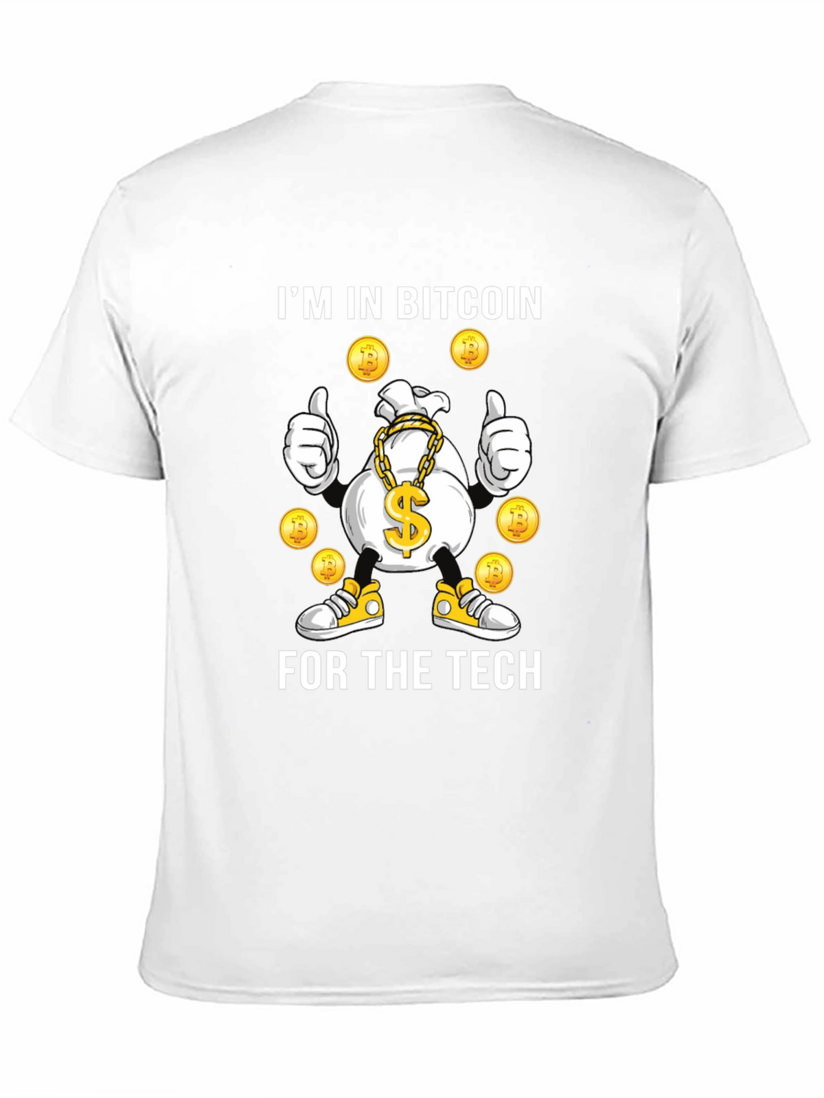Bitcoin Tech T-Shirt Crypto Enthusiast Tee