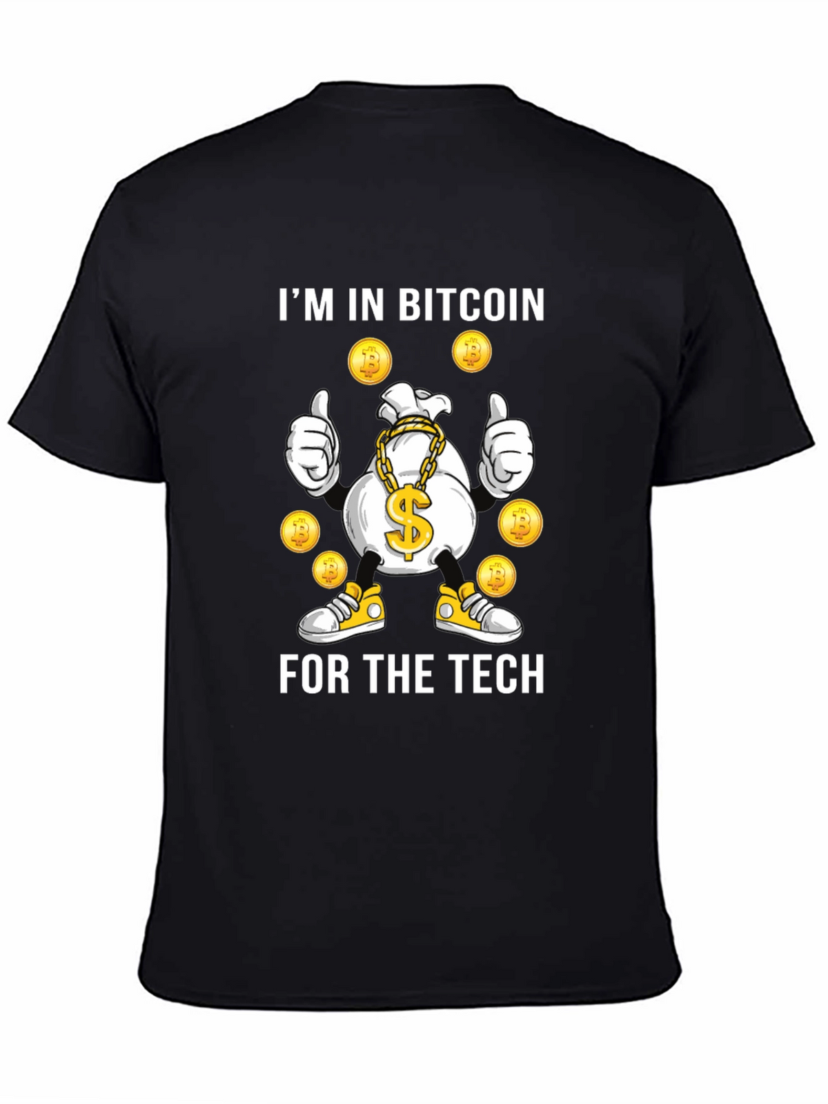Bitcoin Tech T-Shirt Crypto Enthusiast Tee