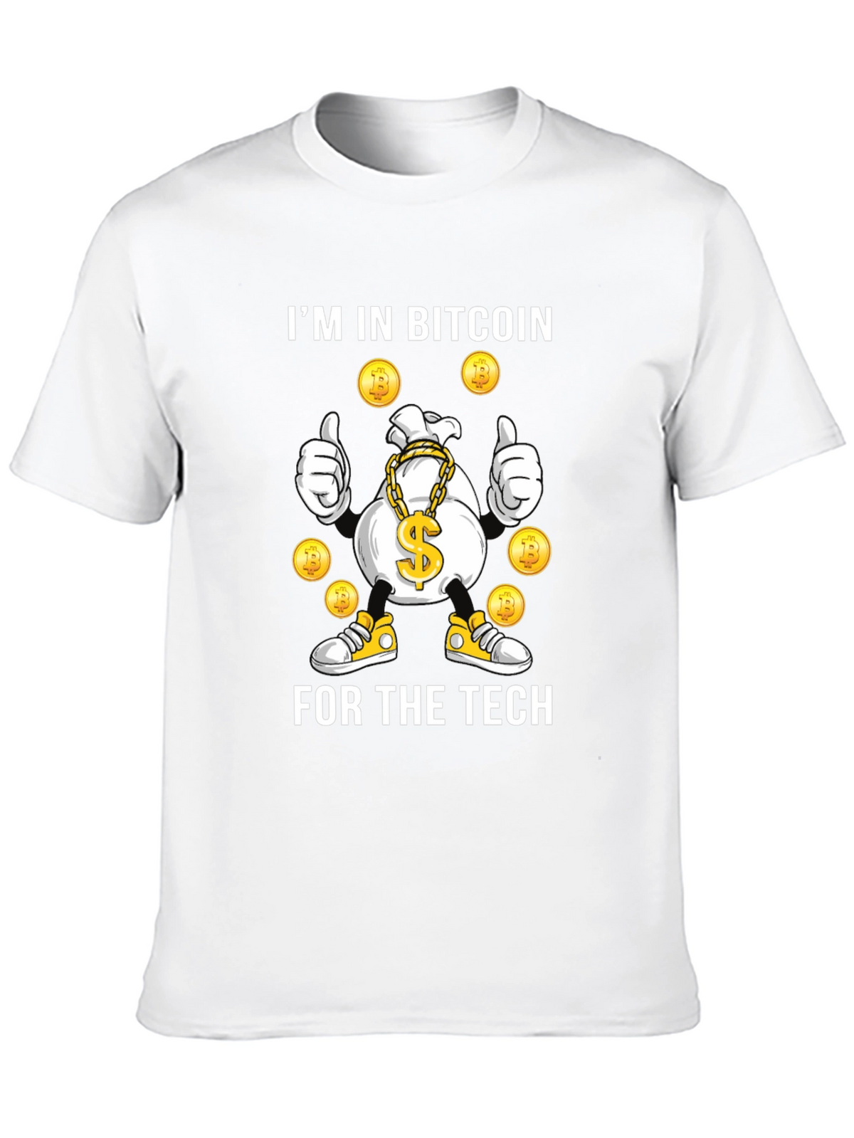 Bitcoin Tech T-Shirt Crypto Enthusiast Tee