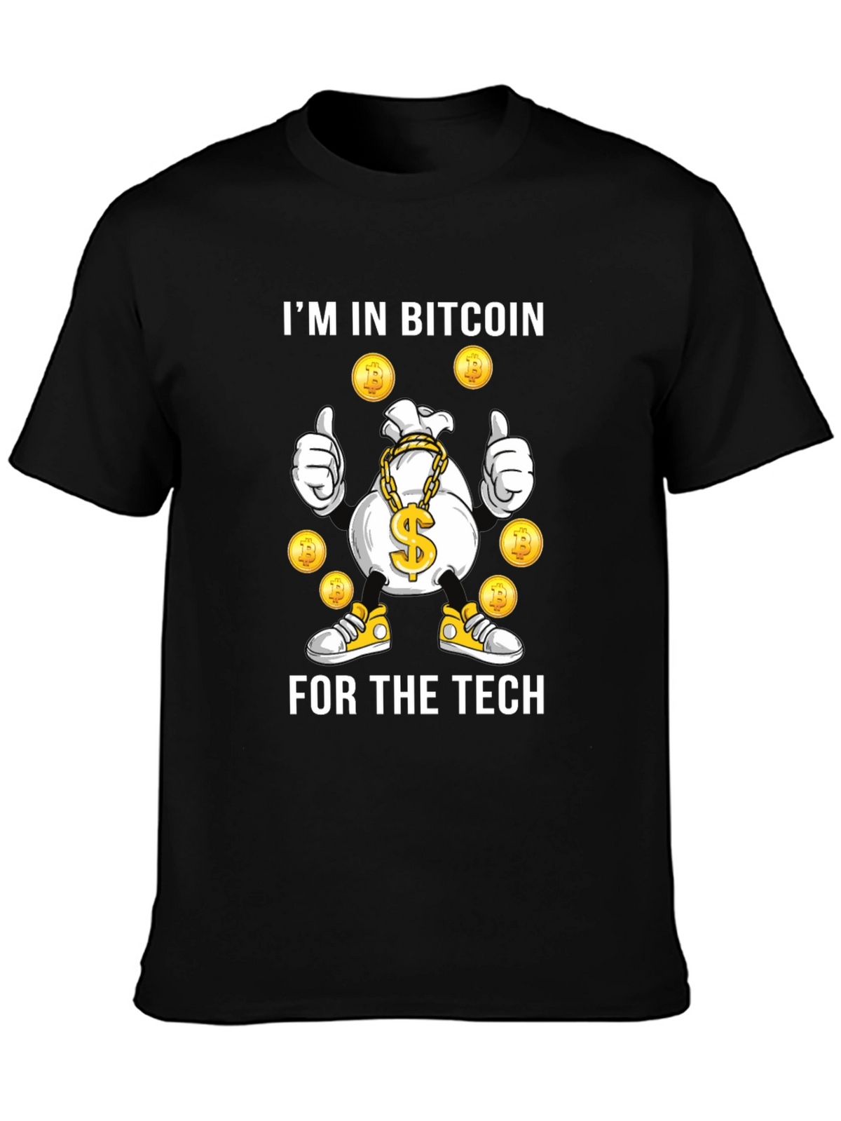 Bitcoin Tech T-Shirt Crypto Enthusiast Tee