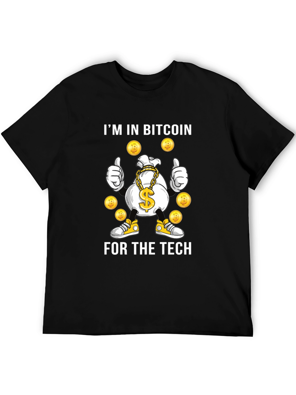Bitcoin Tech T-Shirt Crypto Enthusiast Tee