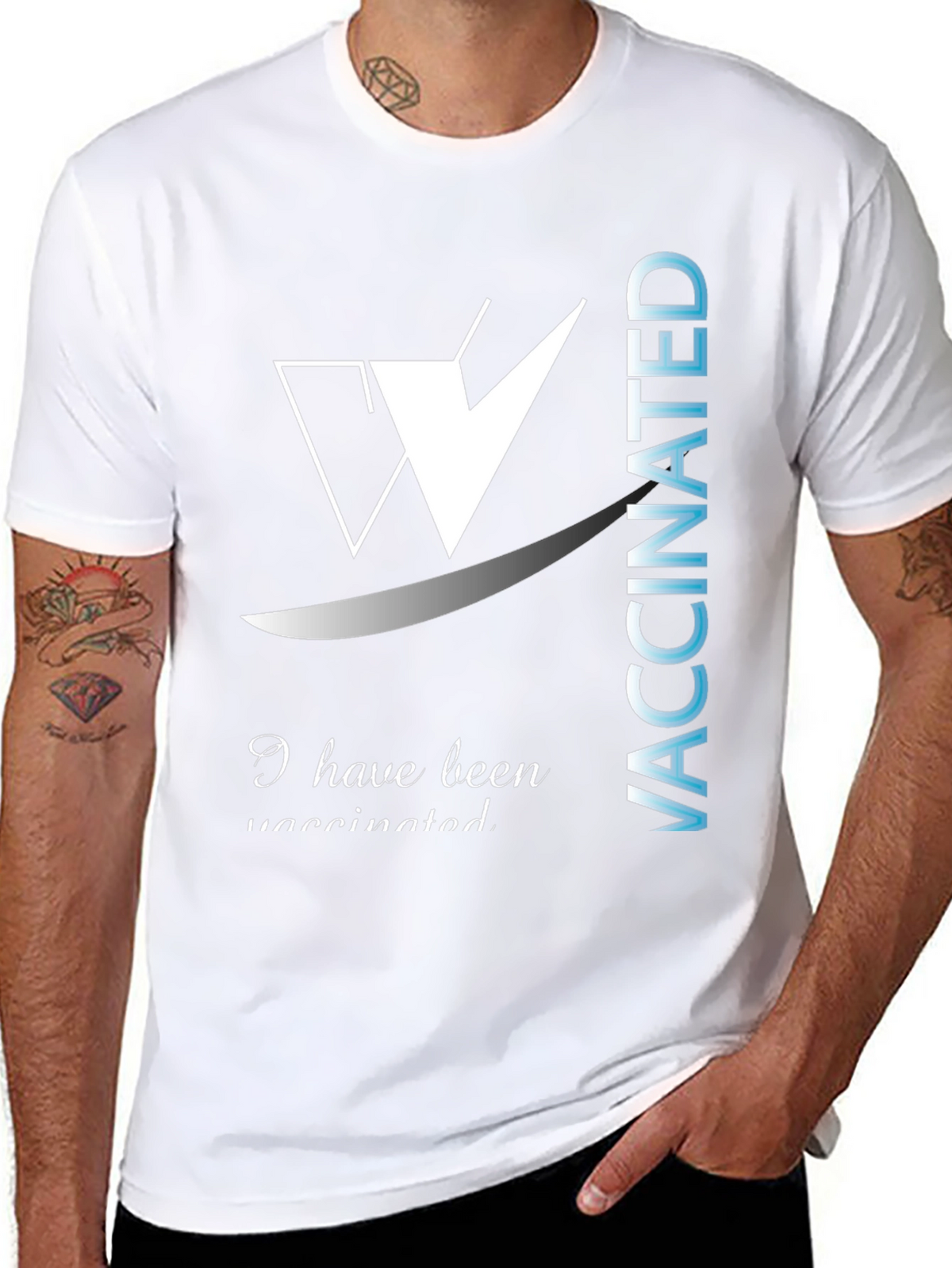 I Have Been Vaccinated Black T-Shirt