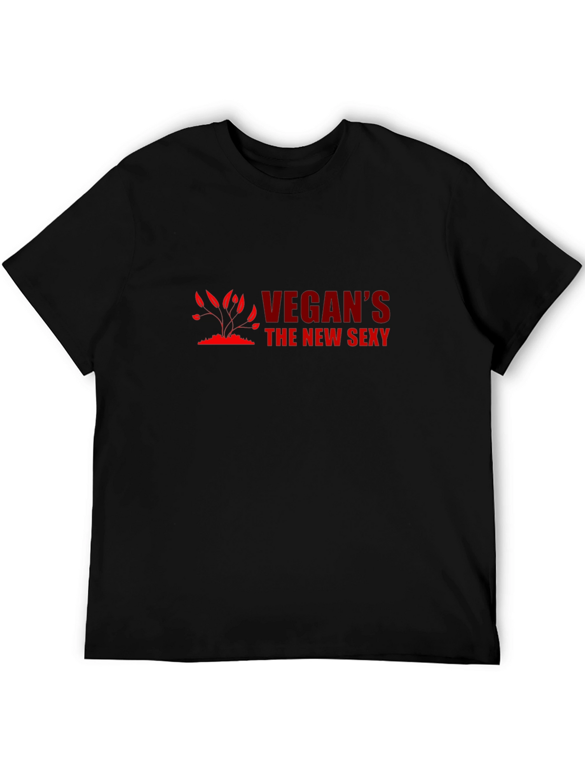 Vegans The New Sexy - Black T-Shirt