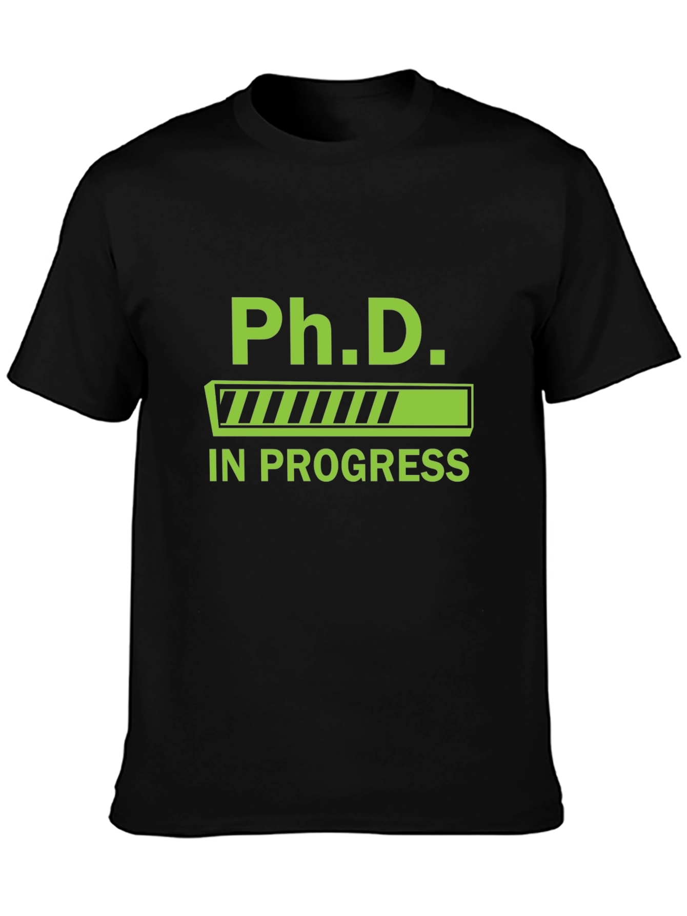 Ph.D. In Progress Graphic Tee - Black