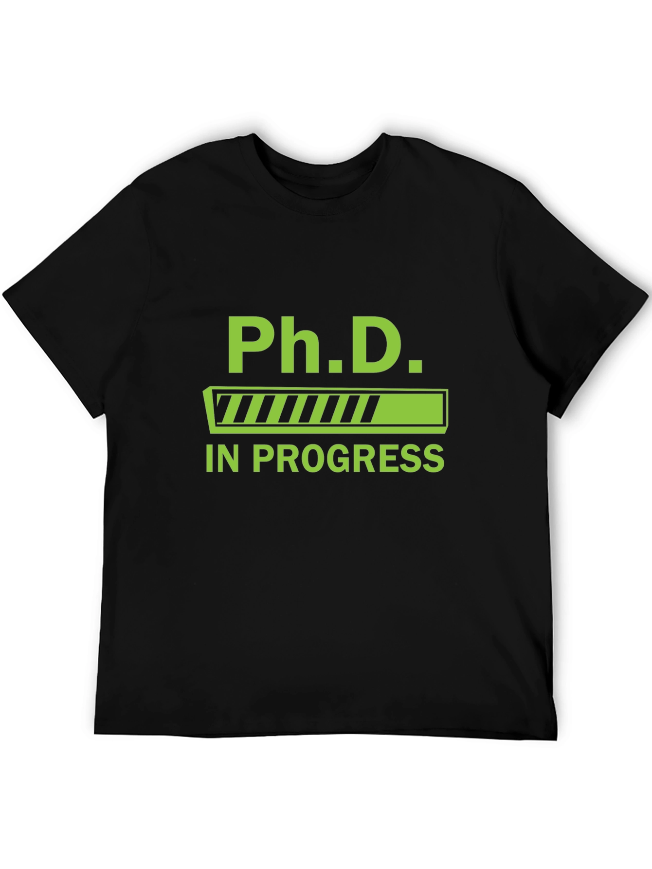 Ph.D. In Progress Graphic Tee - Black