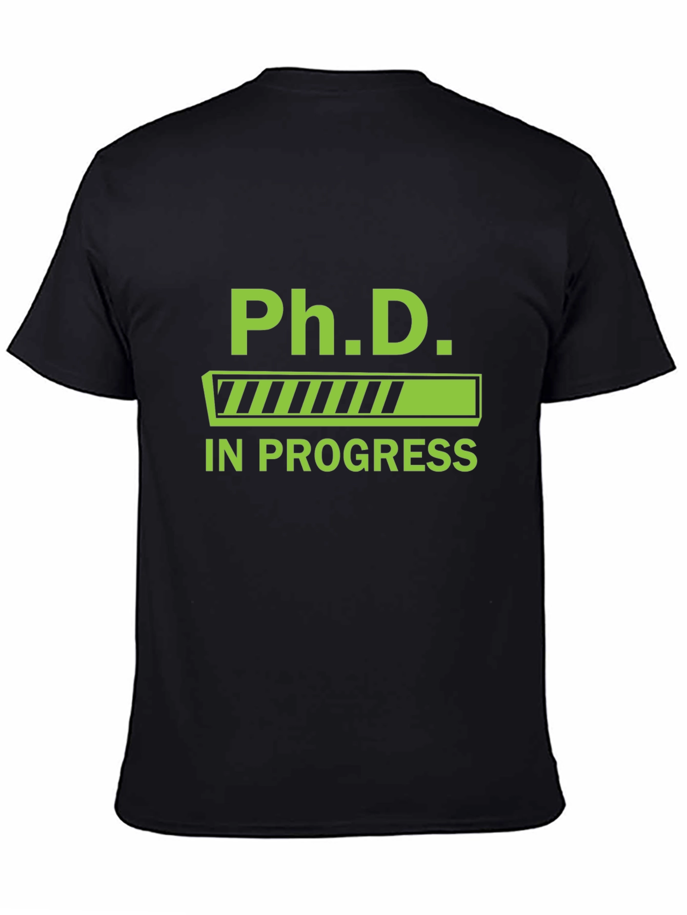Ph.D. In Progress Graphic Tee - Black