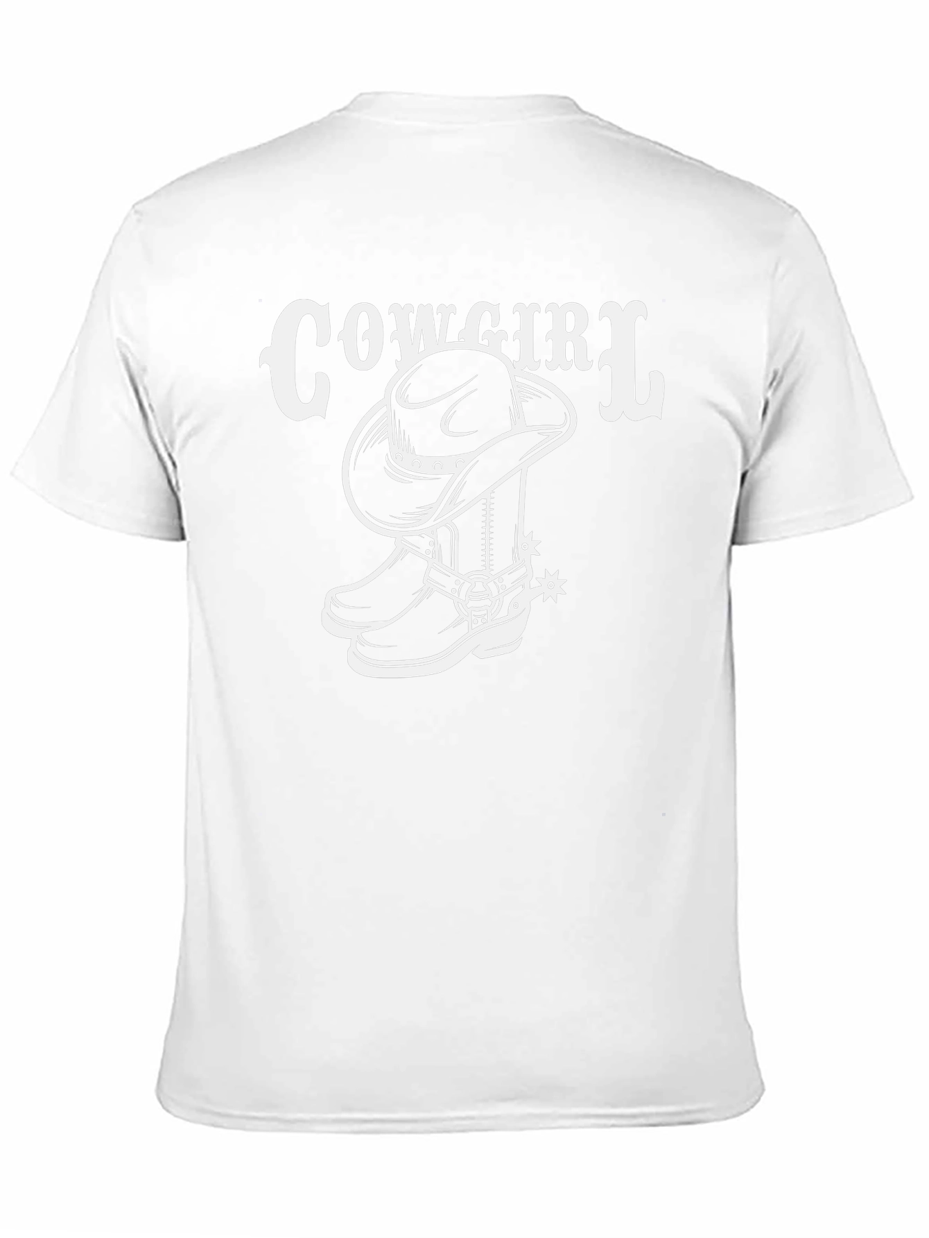 Cowgirl Boots & Hat Graphic Tee - Western Style