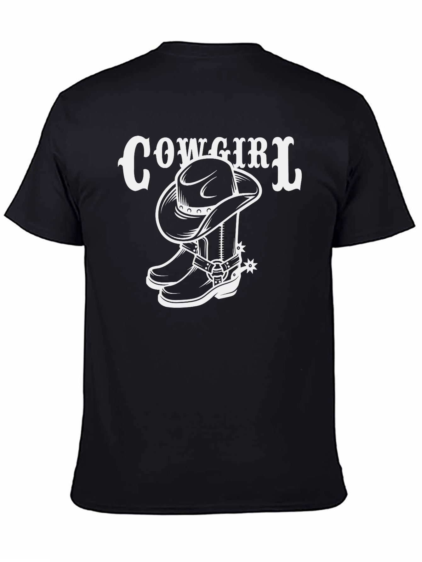 Cowgirl Boots & Hat Graphic Tee - Western Style