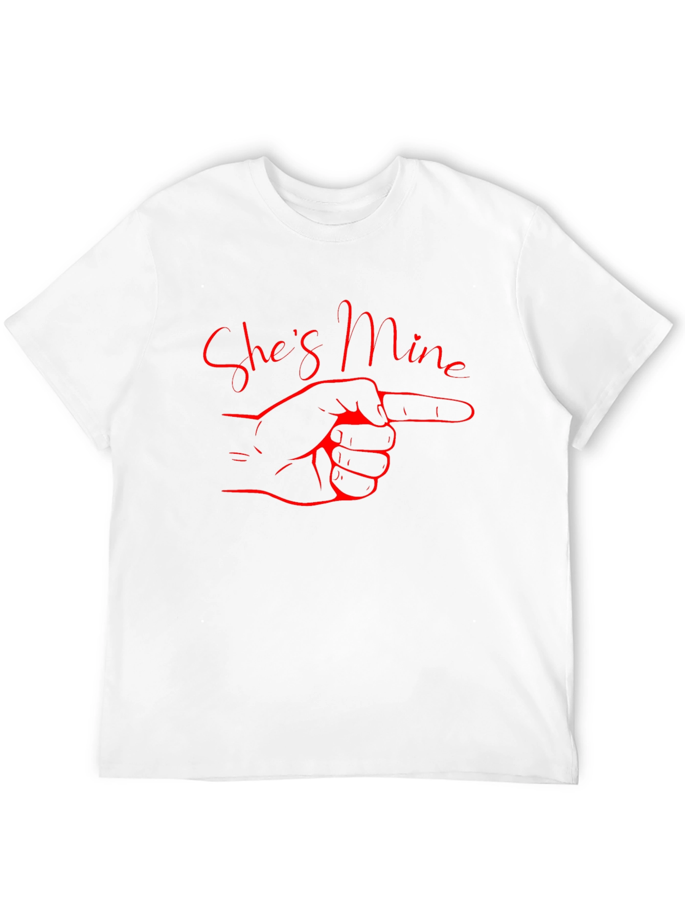 Shes Mine T-Shirt - Funny Couples Tee
