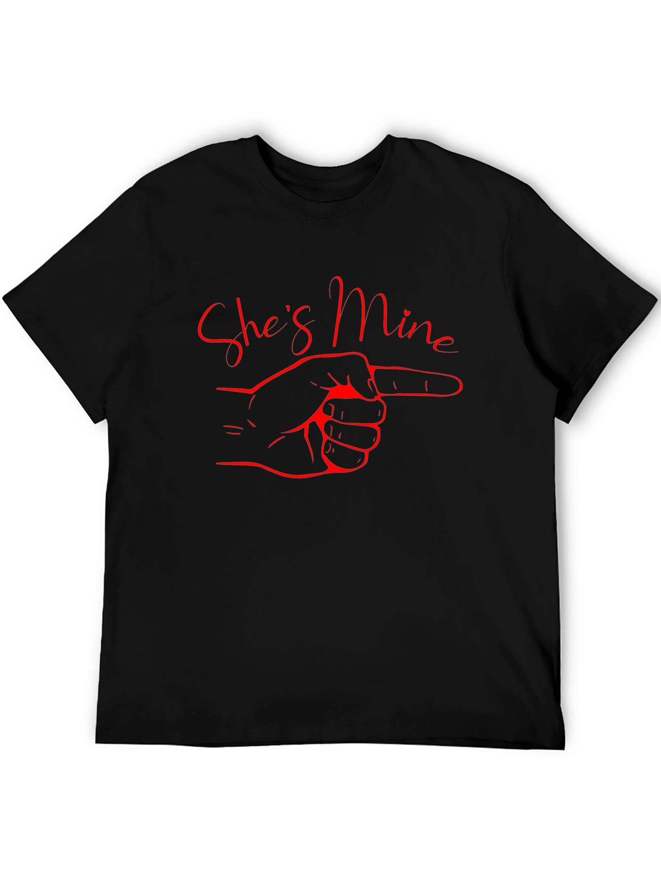 Shes Mine T-Shirt - Funny Couples Tee