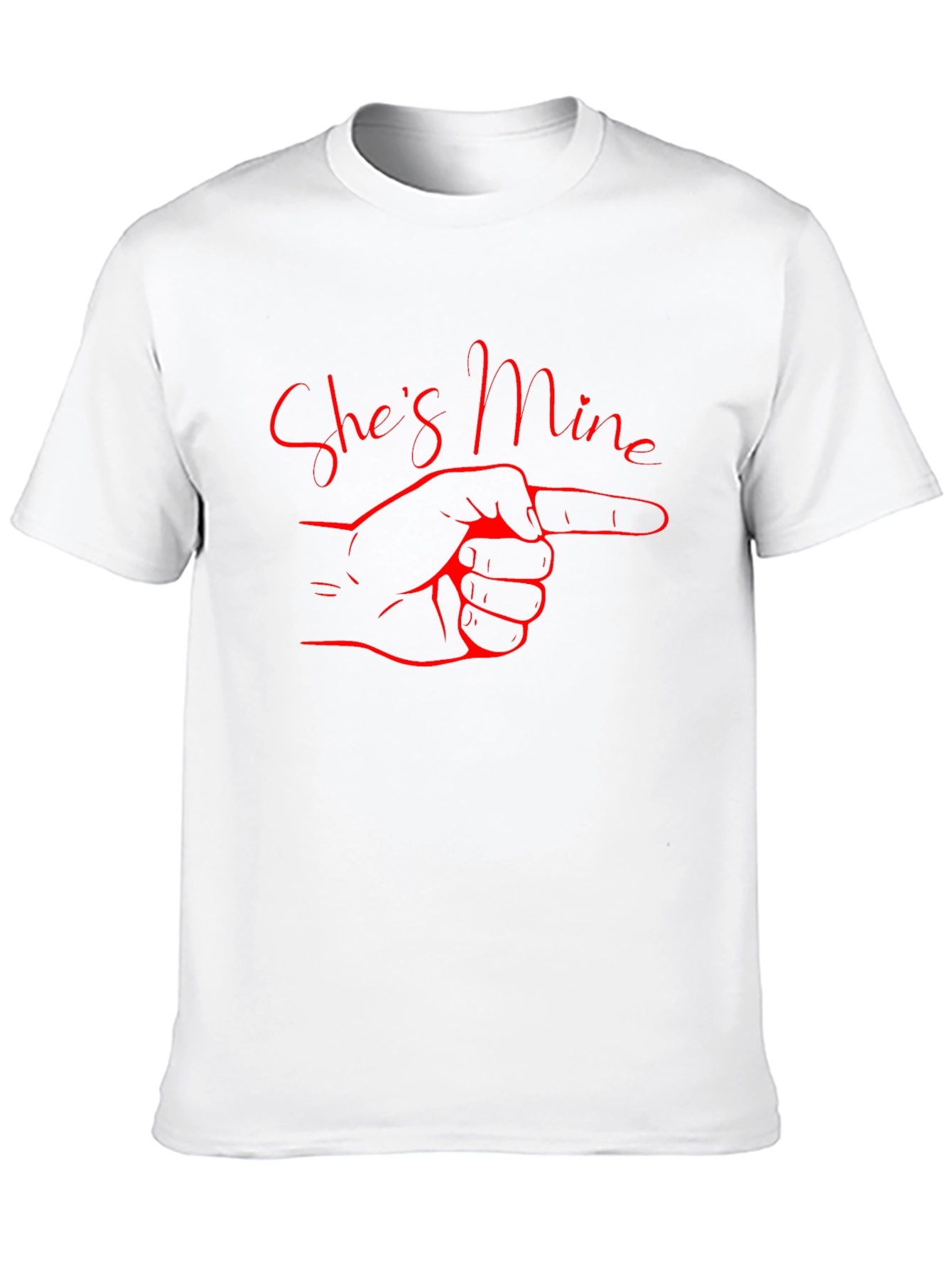 Shes Mine T-Shirt - Funny Couples Tee