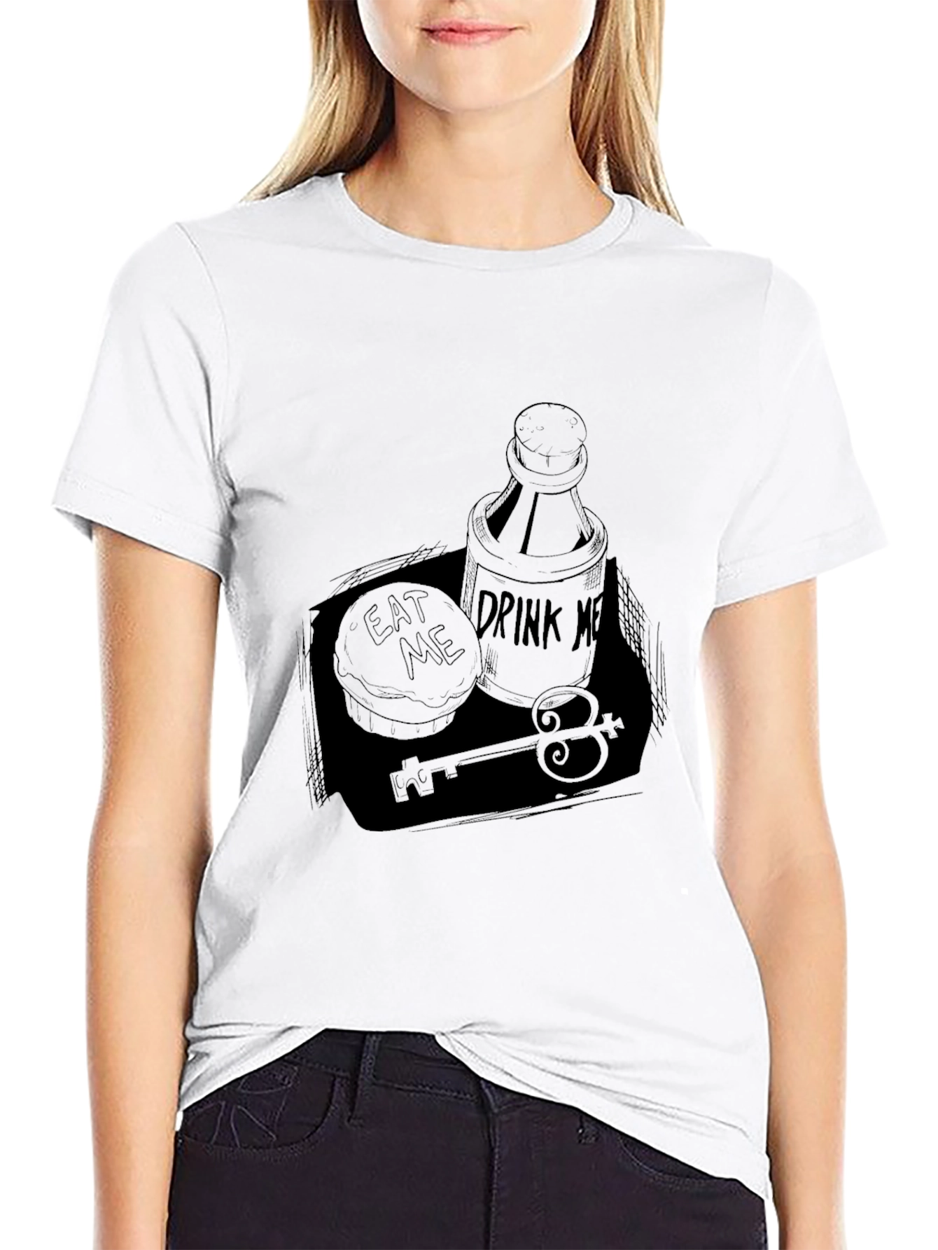 Eat Me Drink Me Key T-Shirt
