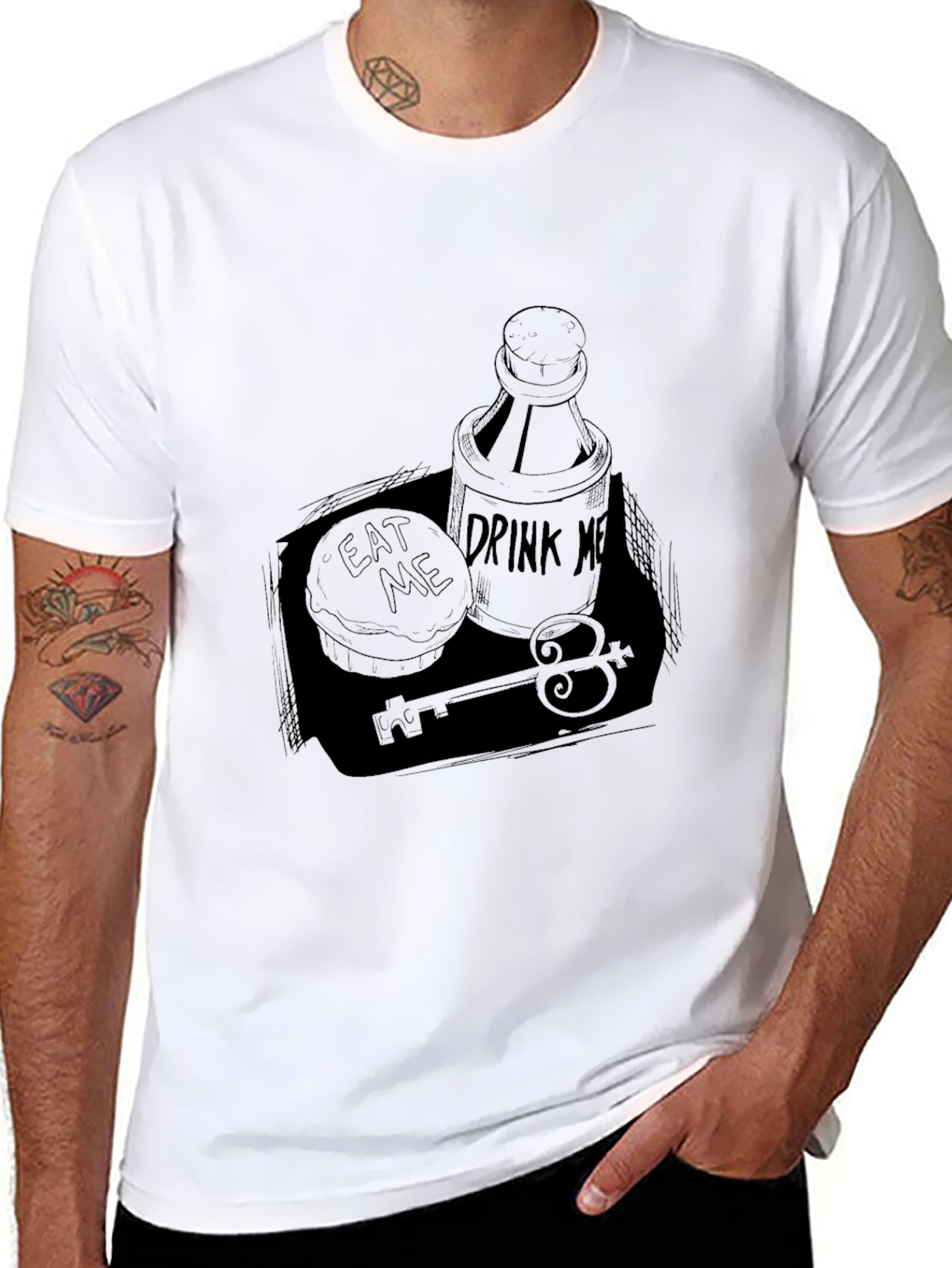 Eat Me Drink Me Key T-Shirt