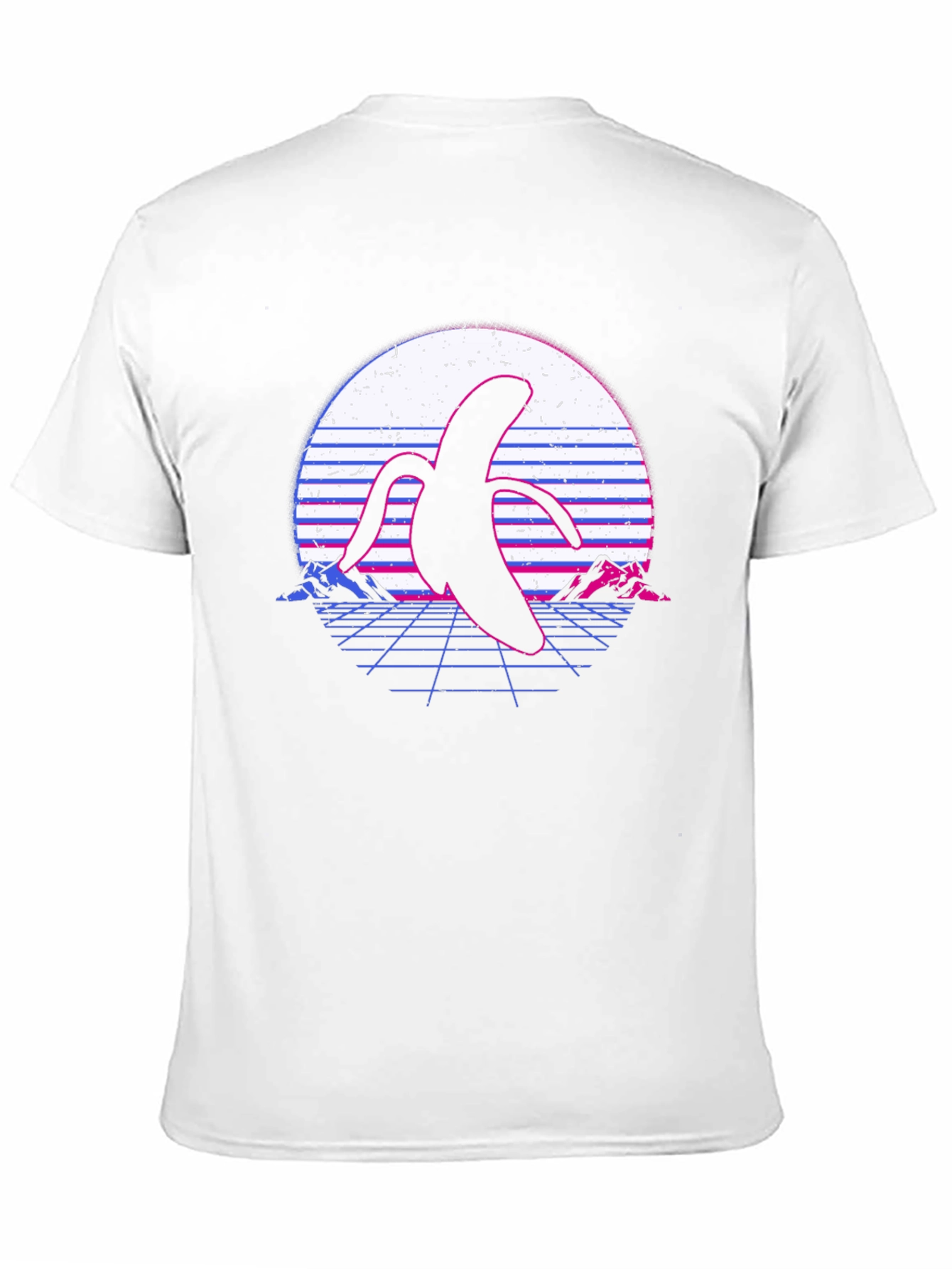 Retro Banana T-Shirt - Synthwave Design