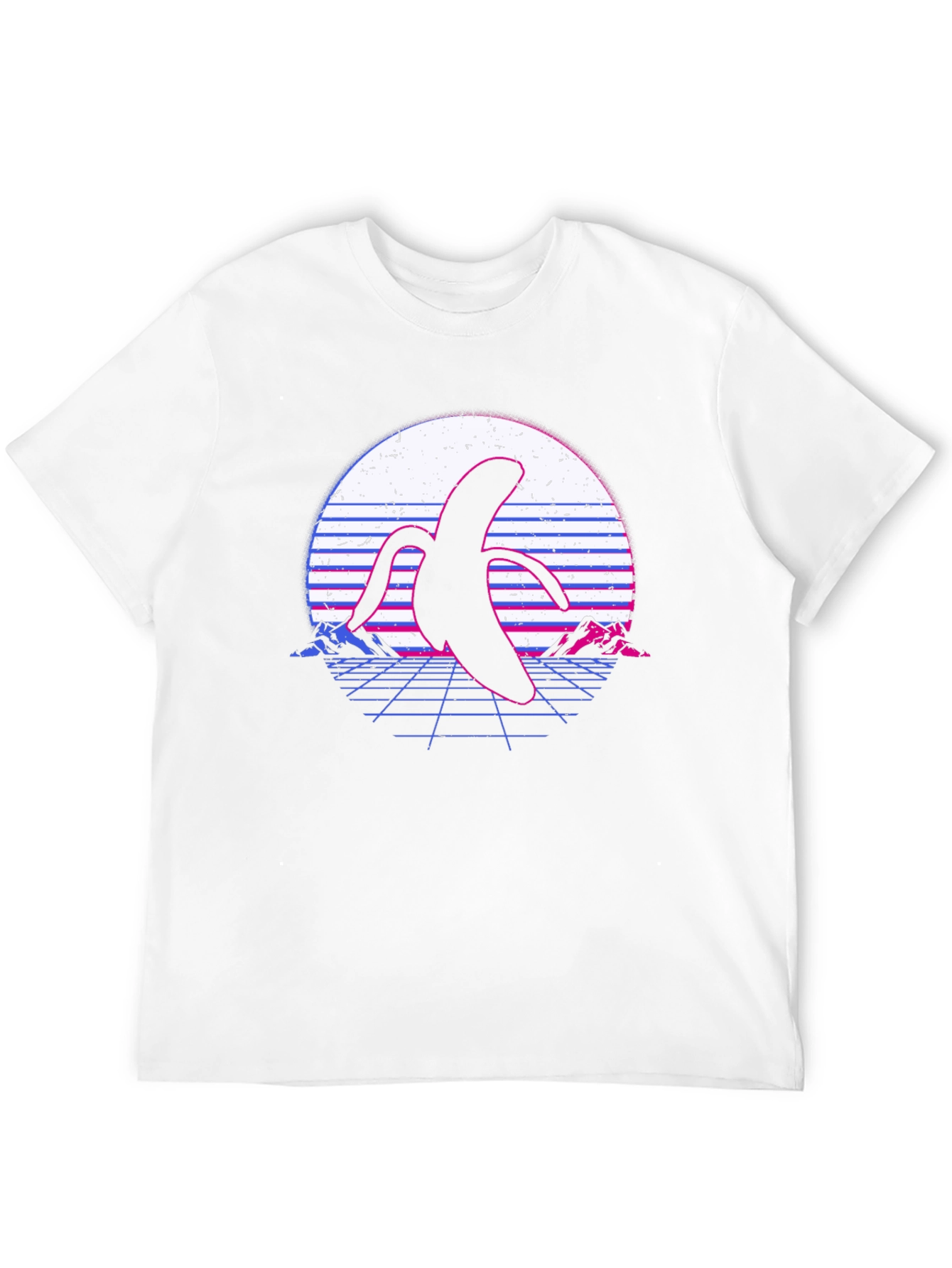 Retro Banana T-Shirt - Synthwave Design