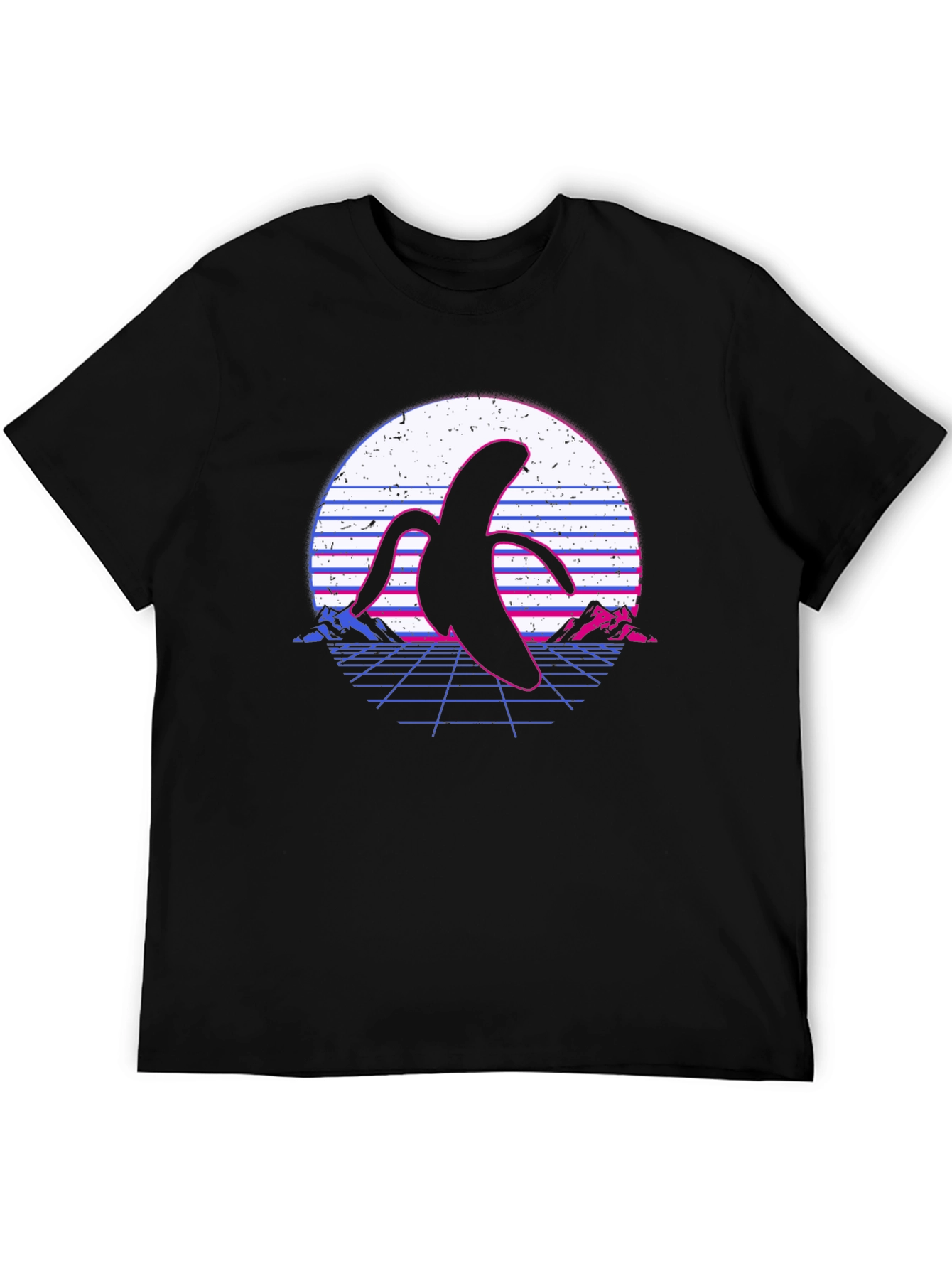 Retro Banana T-Shirt - Synthwave Design