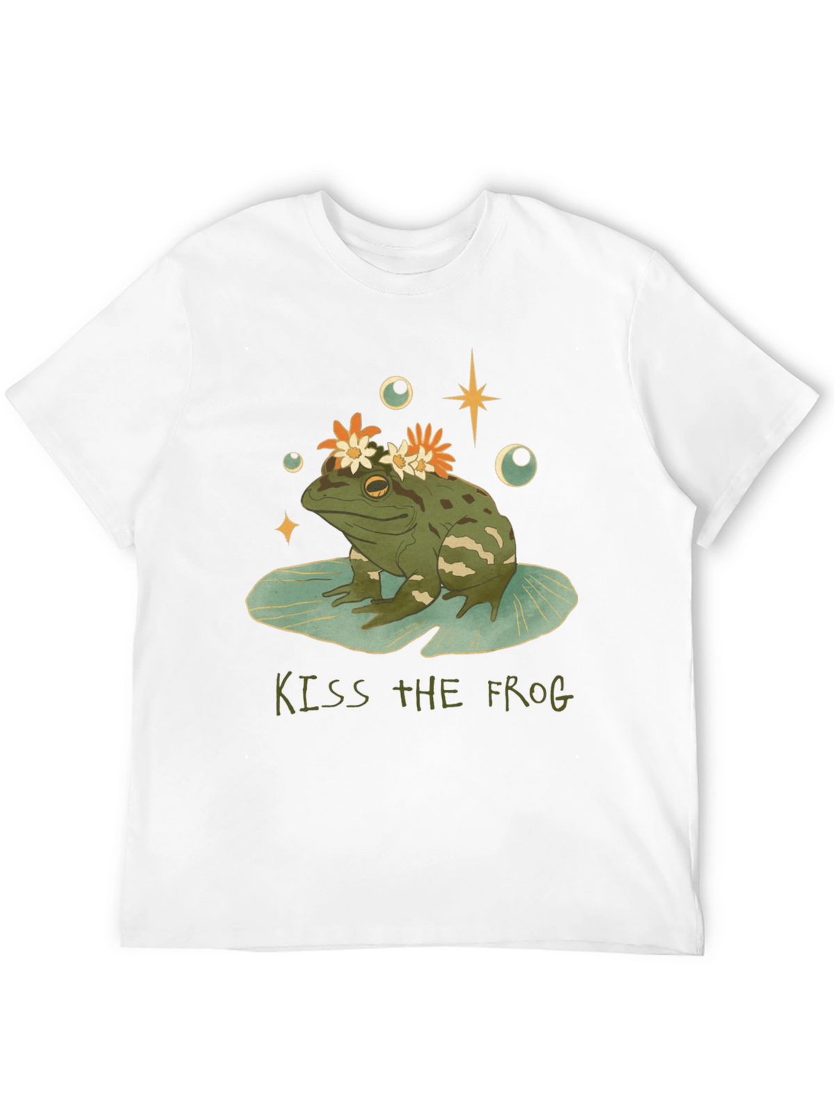 Kiss the Frog Graphic Tee - Quirky Casual Wear