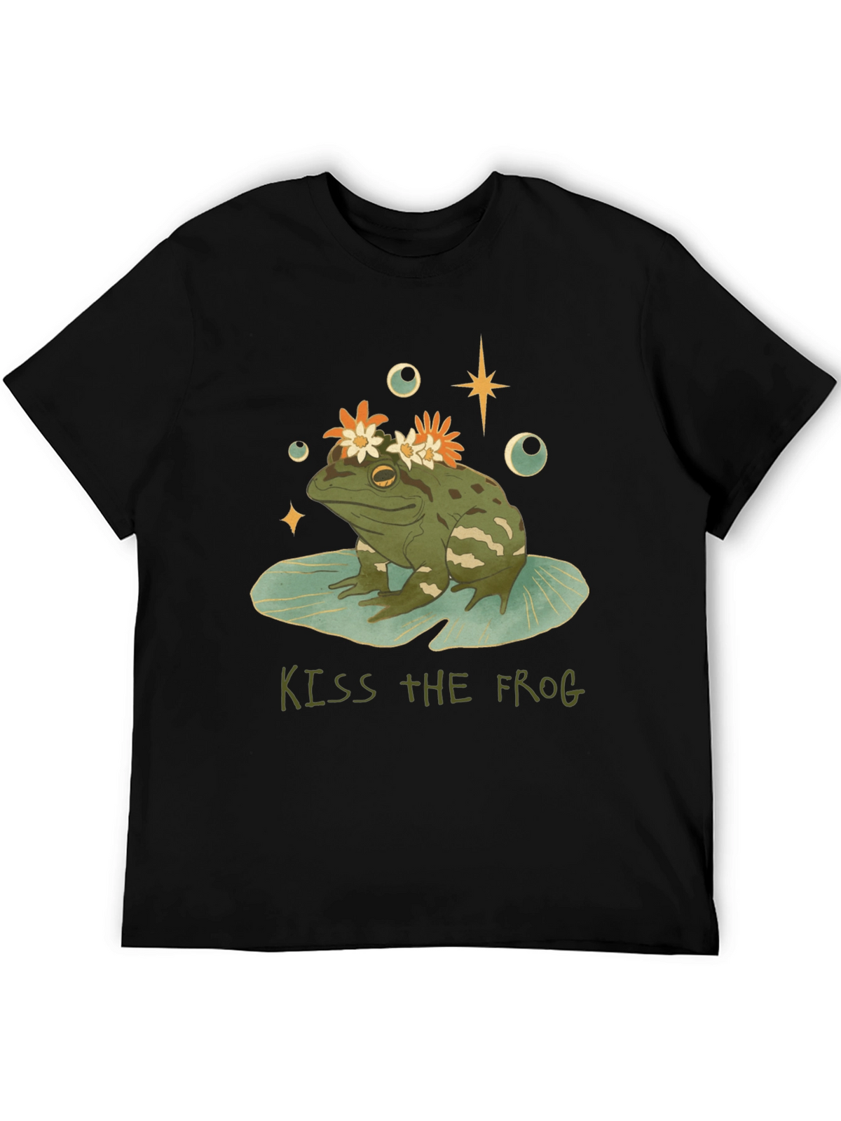 Kiss the Frog Graphic Tee - Quirky Casual Wear