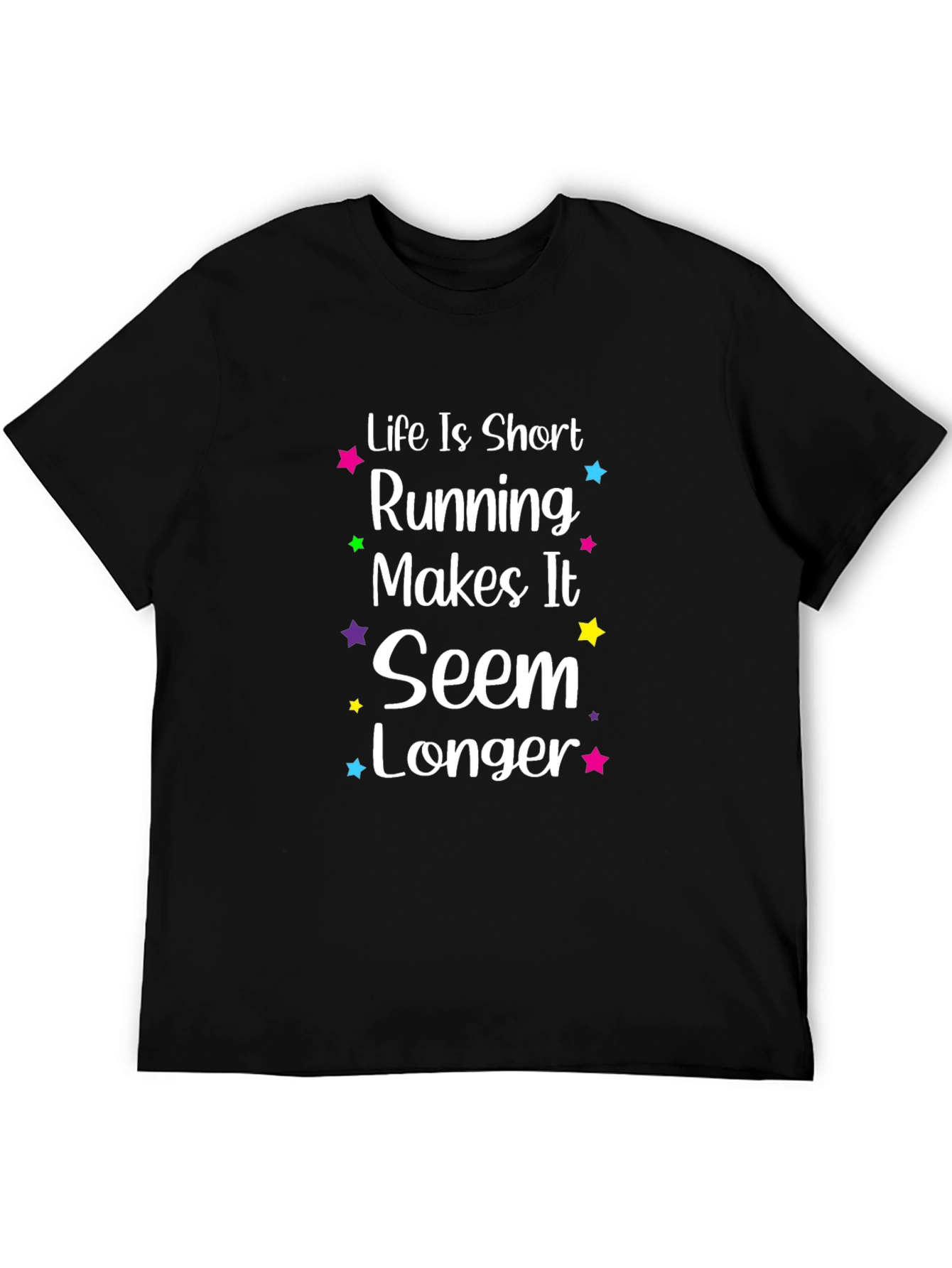 Running Makes It Seem Longer Graphic T-Shirt