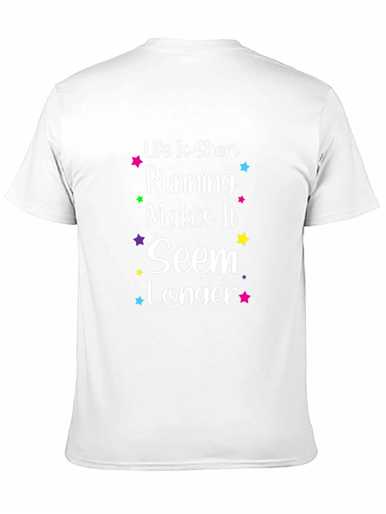 Running Makes It Seem Longer Graphic T-Shirt