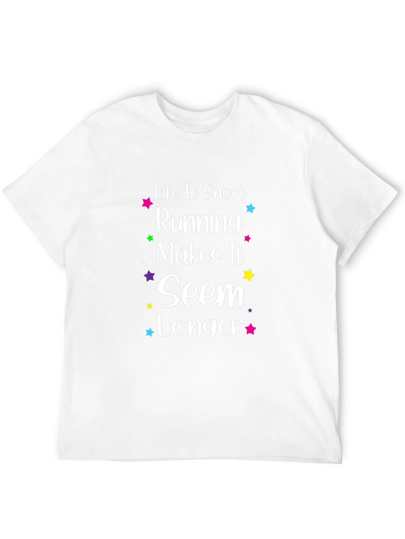 Running Makes It Seem Longer Graphic T-Shirt