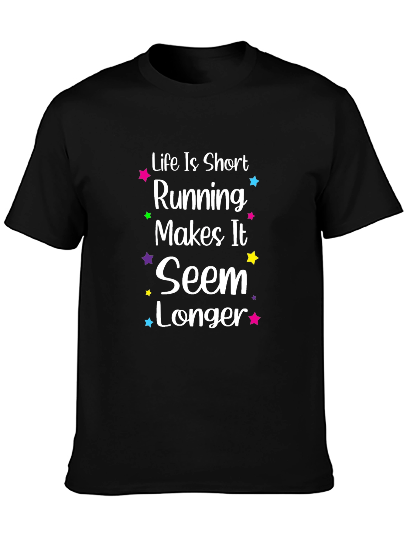 Running Makes It Seem Longer Graphic T-Shirt