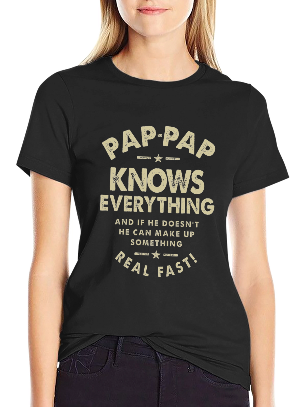 Pappap Knows Everything Funny T-Shirt
