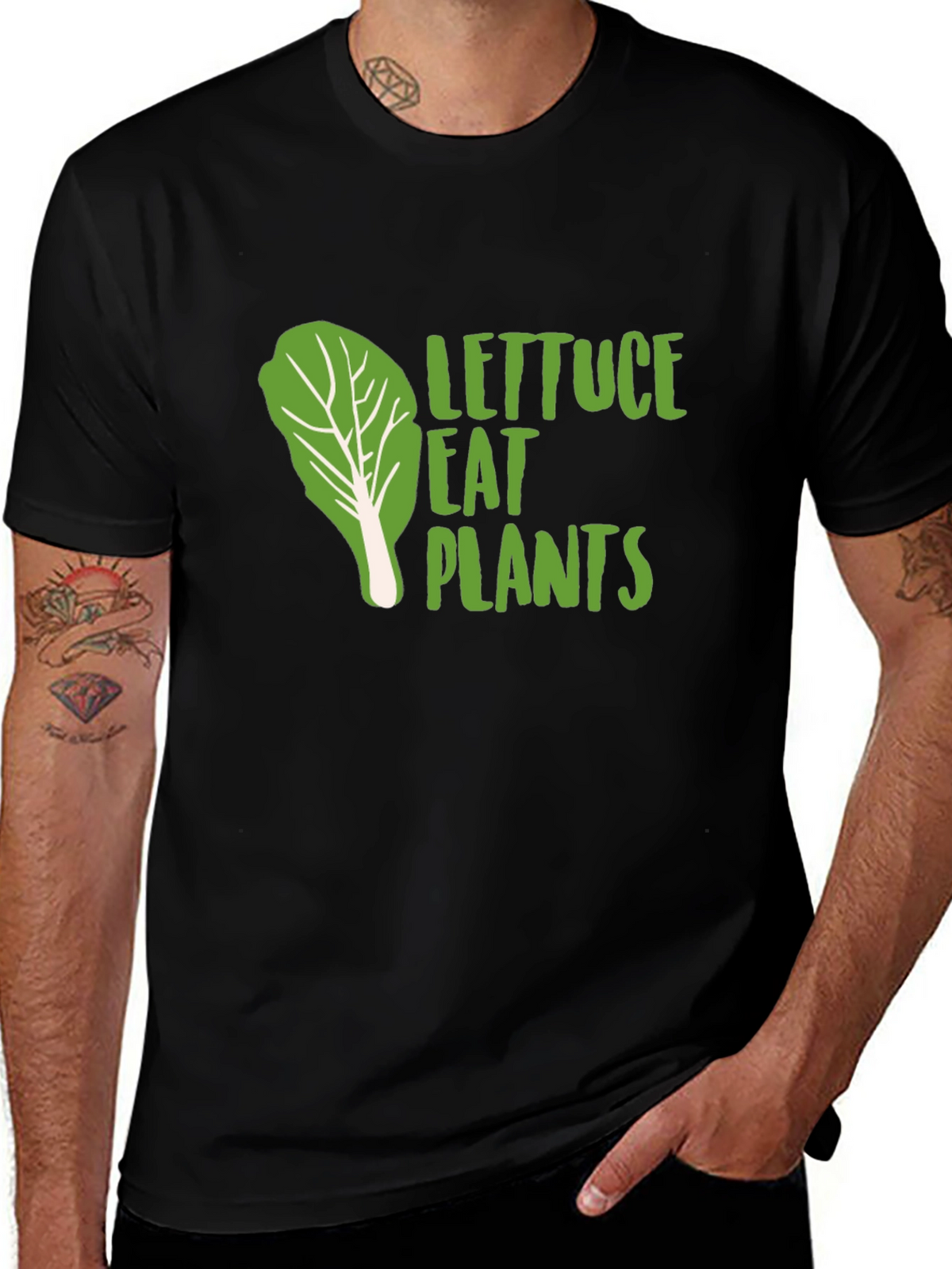 Lettuce Eat Plants T-Shirt - Vegan Graphic Tee