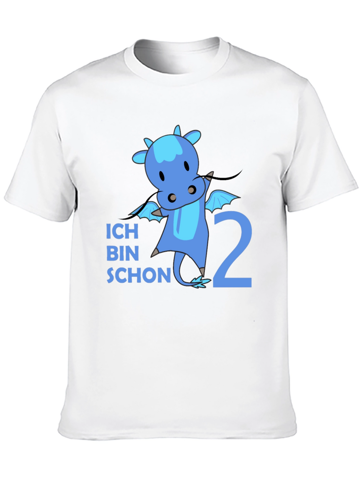Ich Bin Schon 2 Dragon Black T-Shirt
